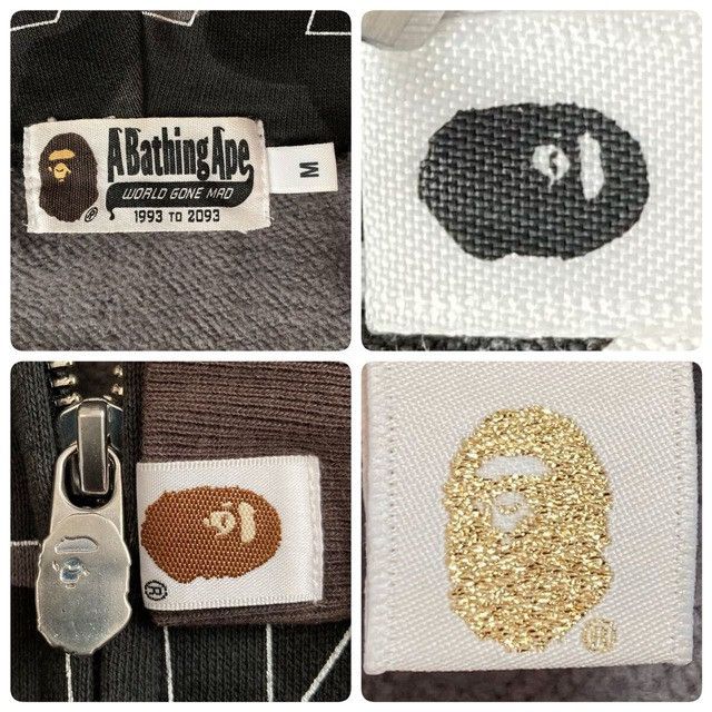 Bape BAPE Text color camo full zip hoodie a bathing ape Size US M / EU 48-50 / 2 - 7 Thumbnail