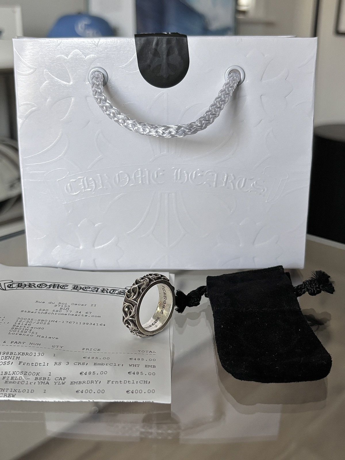 Chrome Hearts ST BARTS ETERNITY VINE RING Size ONE SIZE - 3 Thumbnail