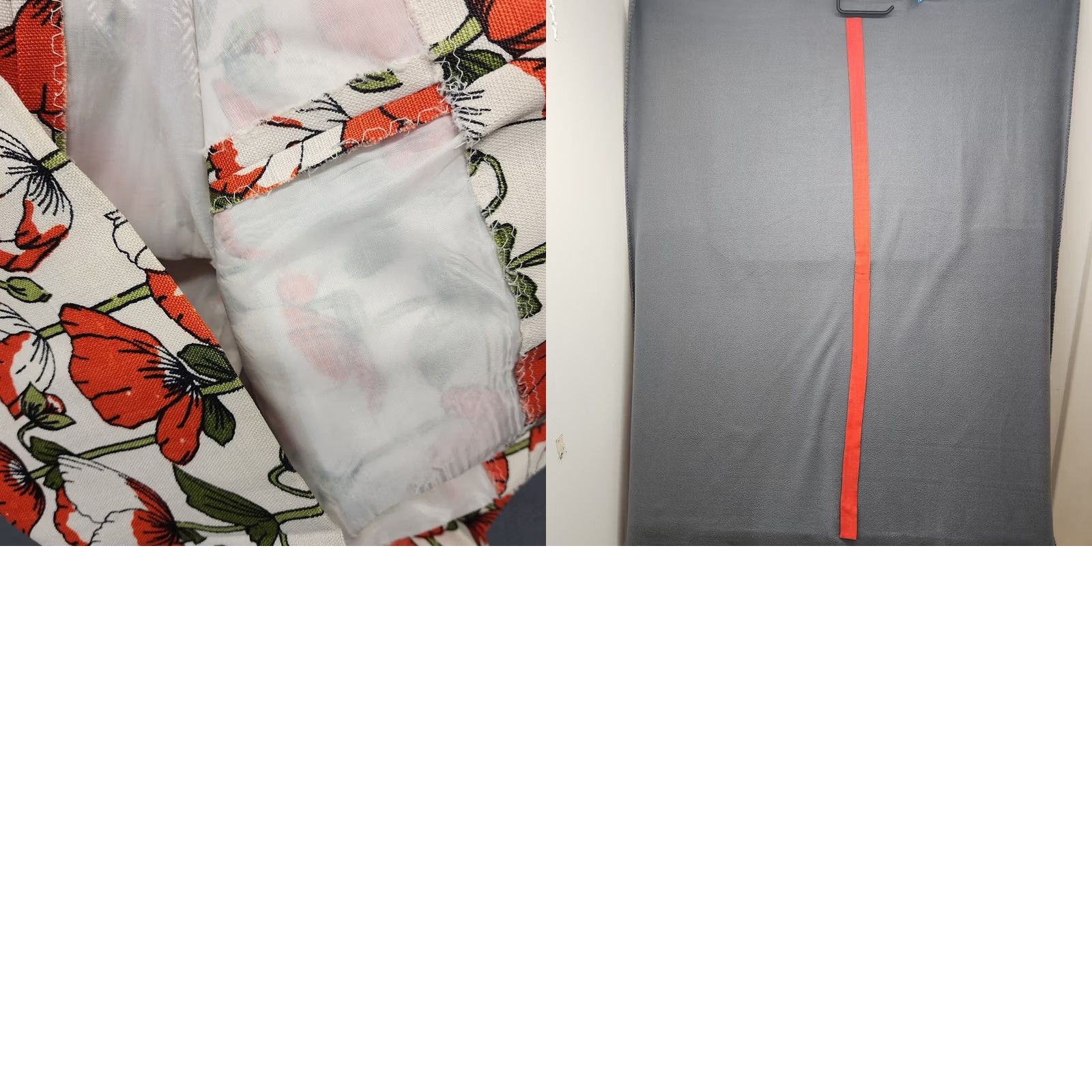 Vintage VINTAGE 60s Handmade Womens 2 Piece Dress Top Set Orange Floral Mod Pleat Belt S/M Womens Size S / US 4 / IT 40 - 10 Thumbnail