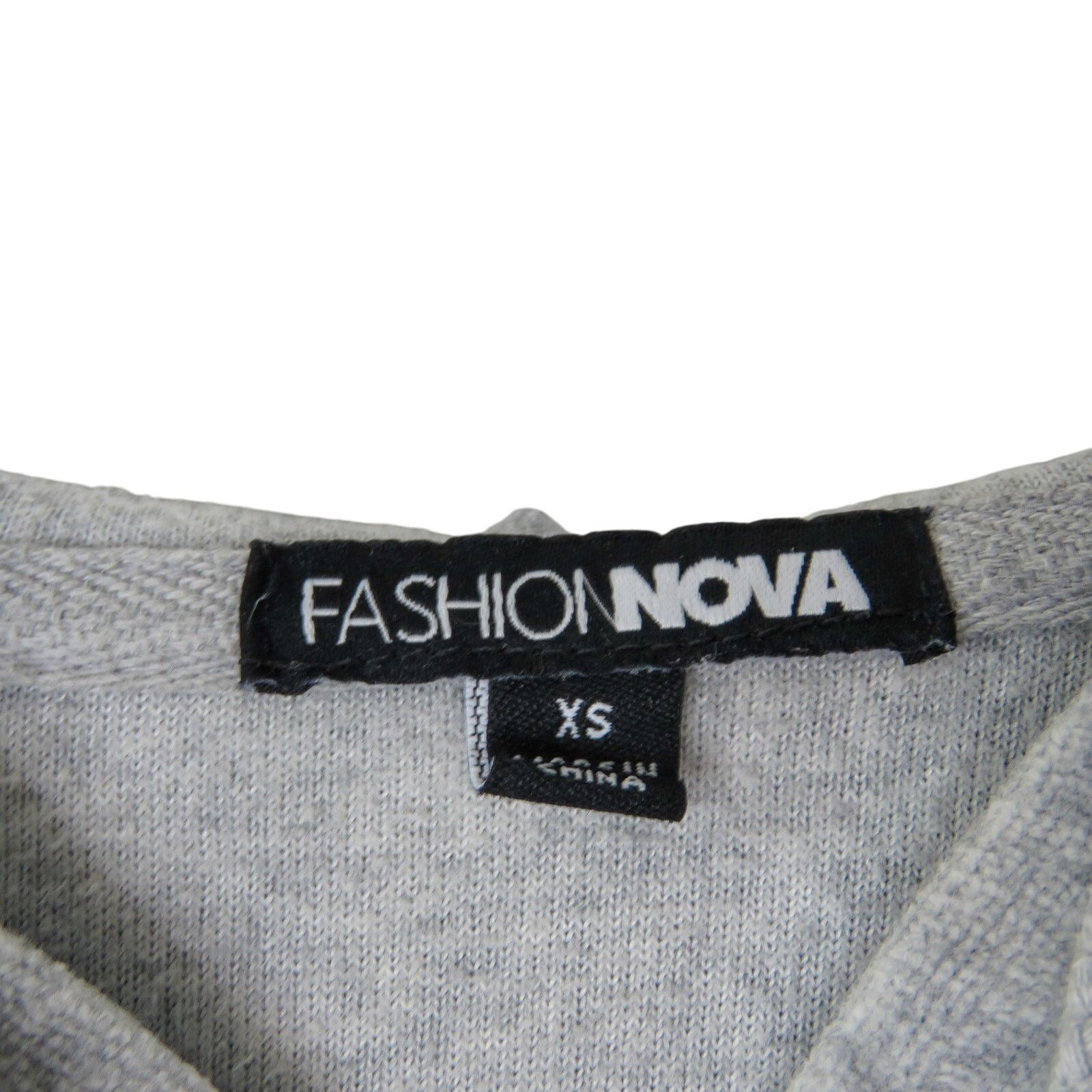 Other Fashion Nova Gray Velour Tracksuit Matching Set XS Size XS / US 0-2 / IT 36-38 - 5 Thumbnail