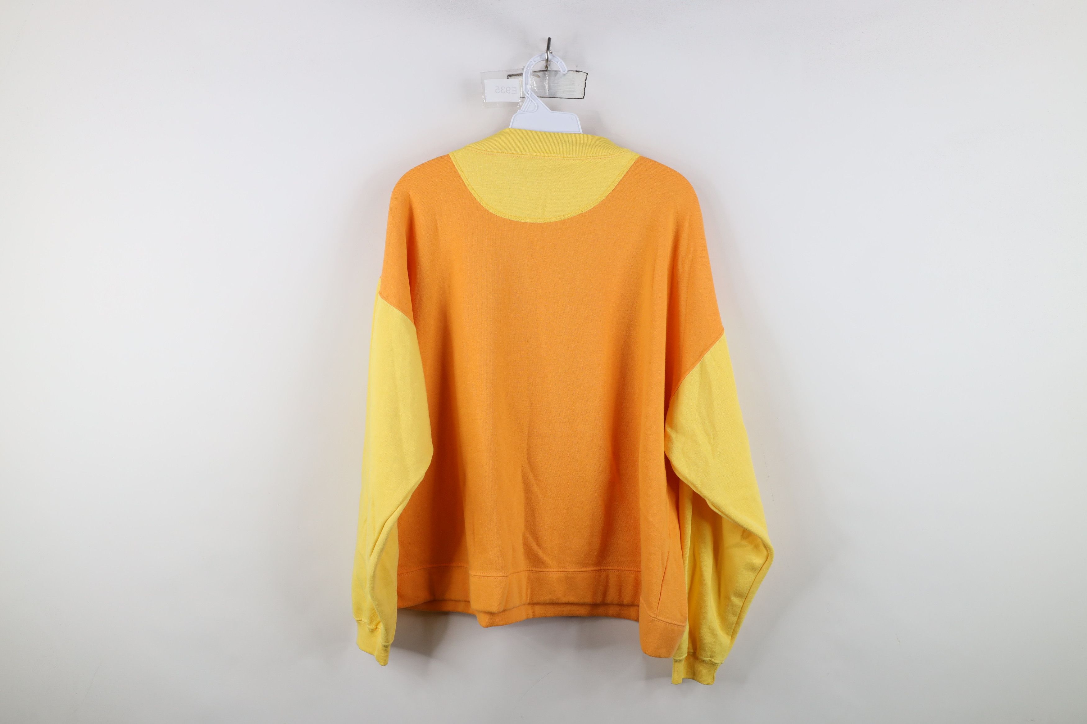 Converse Vintage 80s 90s Converse Block Sweatshirt Orange Yellow Size XL / US 12-14 / IT 48-50 - 10 Thumbnail
