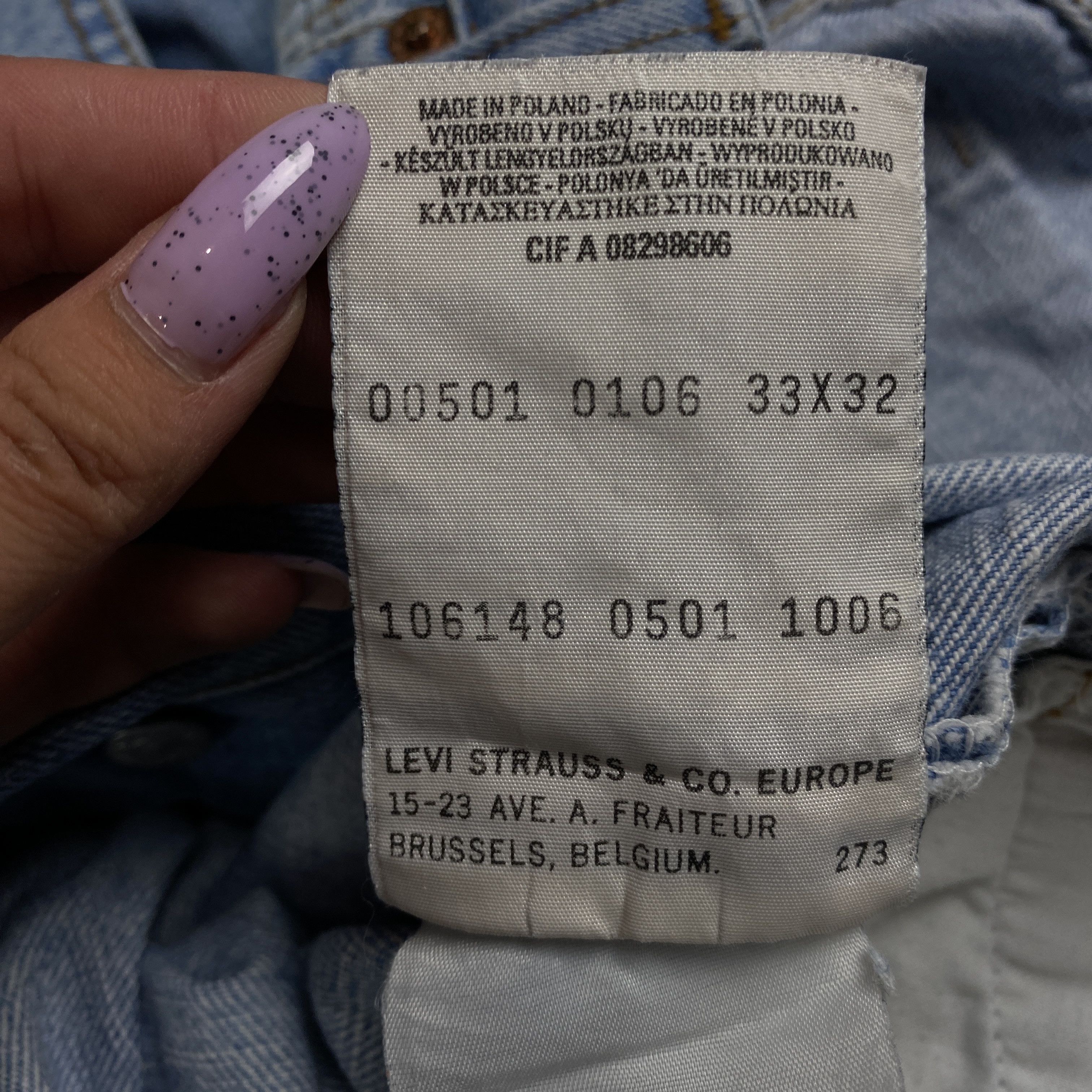 Levi's × Levi's Vintage Clothing × Vintage Mens Jeans Denim Levis 501 Vintage Size 33 Size US 33 - 9 Thumbnail