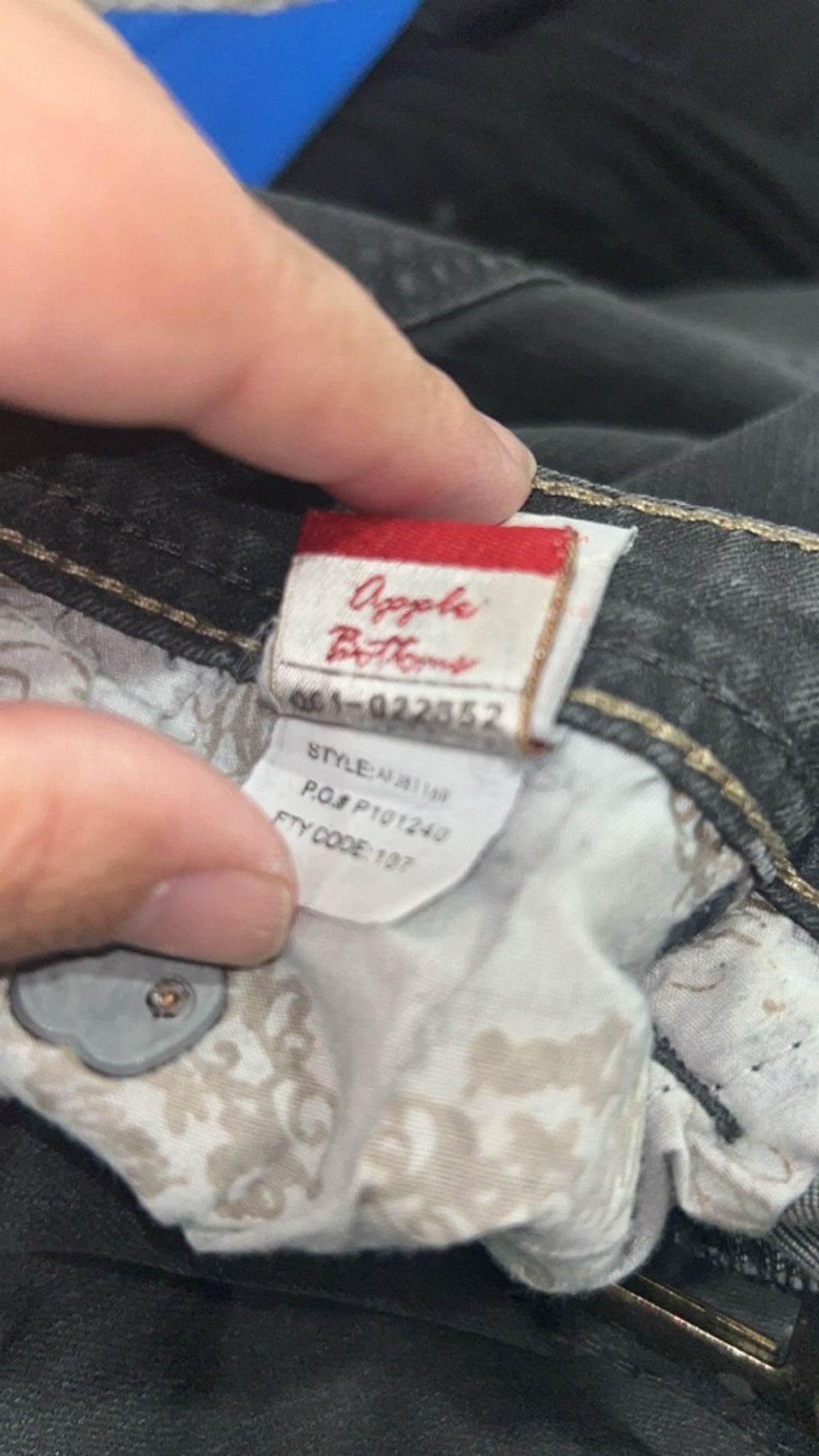 Other Vintage AppleBottom jeans w gold accents 7/8 Size 30" / US 8 / IT 44 - 5 Thumbnail