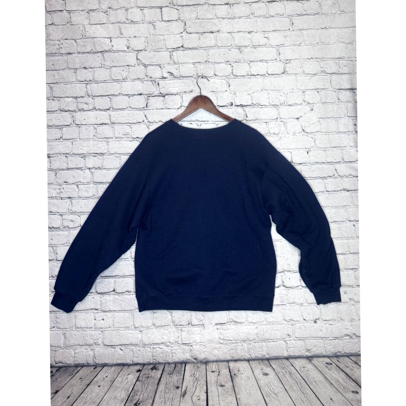 Jerzees JERZEES Shirt Womens L Blue Navy Bird Tree Print Sweatshirt LGG Size L / US 10 / IT 46 - 5 Thumbnail