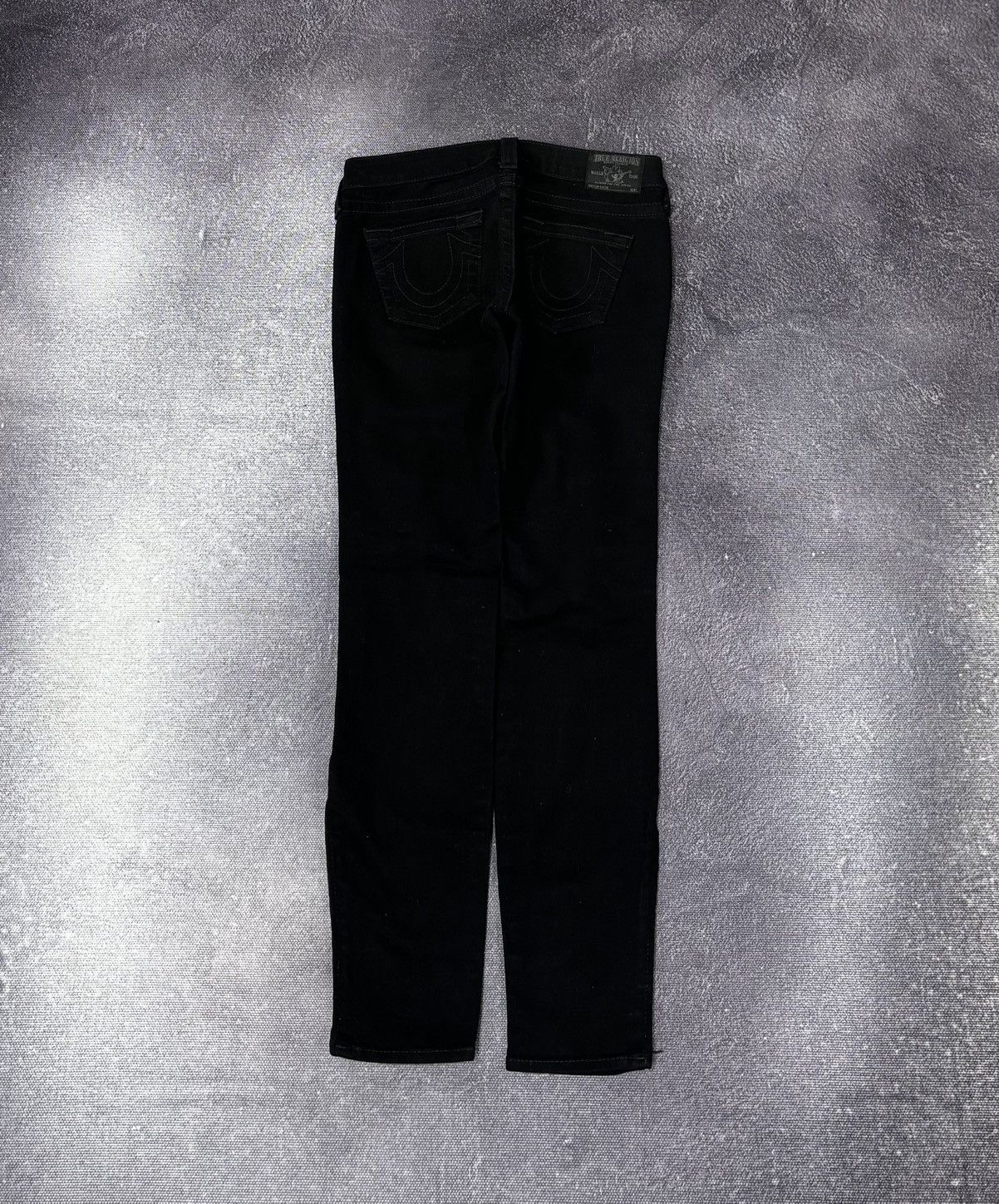 True Religion Vintage True Religion Y2K Women’s Ripped Black Skinny Jeans Size 27" / US 4 / IT 40 - 2 Thumbnail