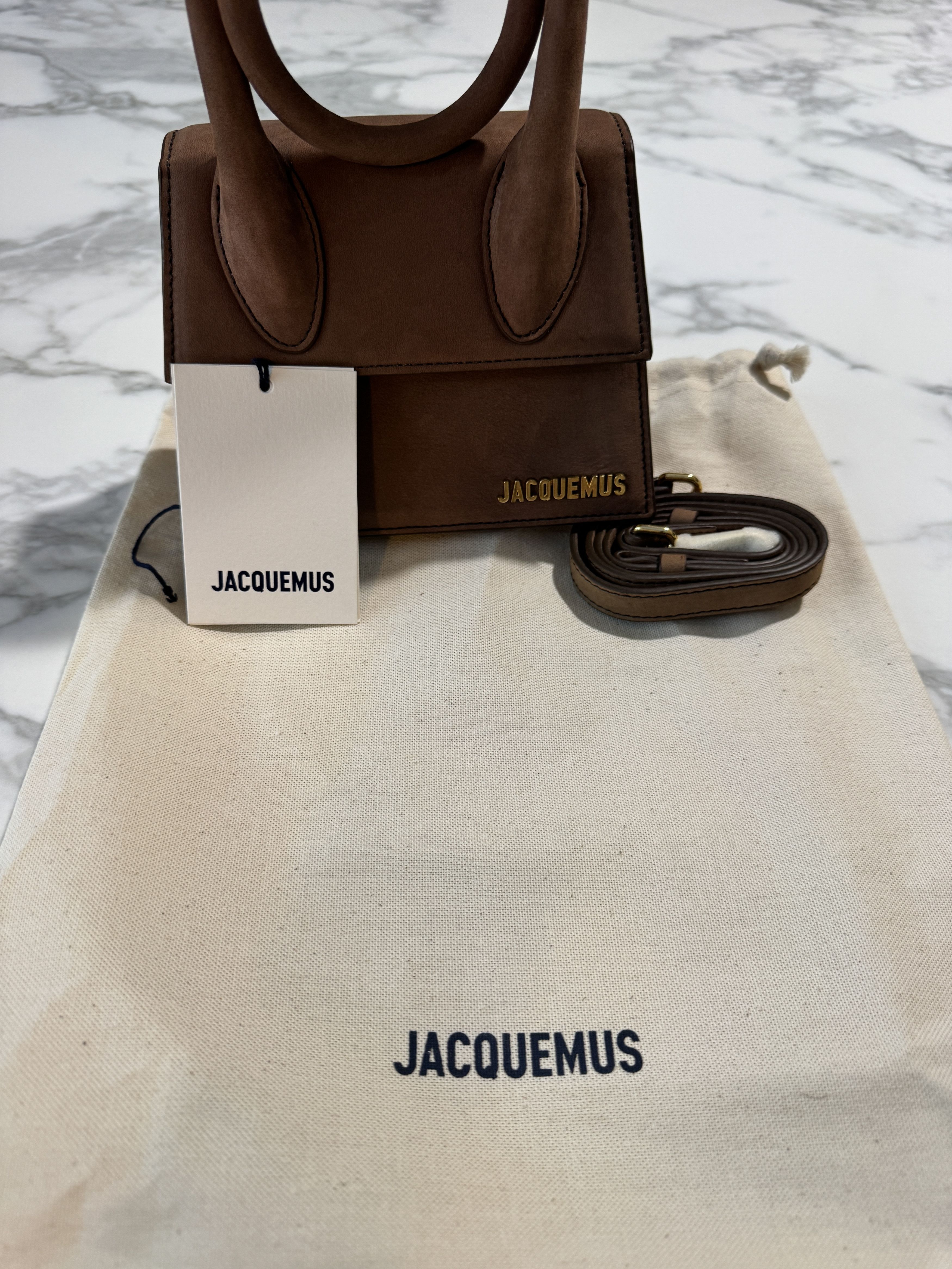 Jacquemus Le Chiquito à Noeud Marron Size ONE SIZE - 15 Thumbnail