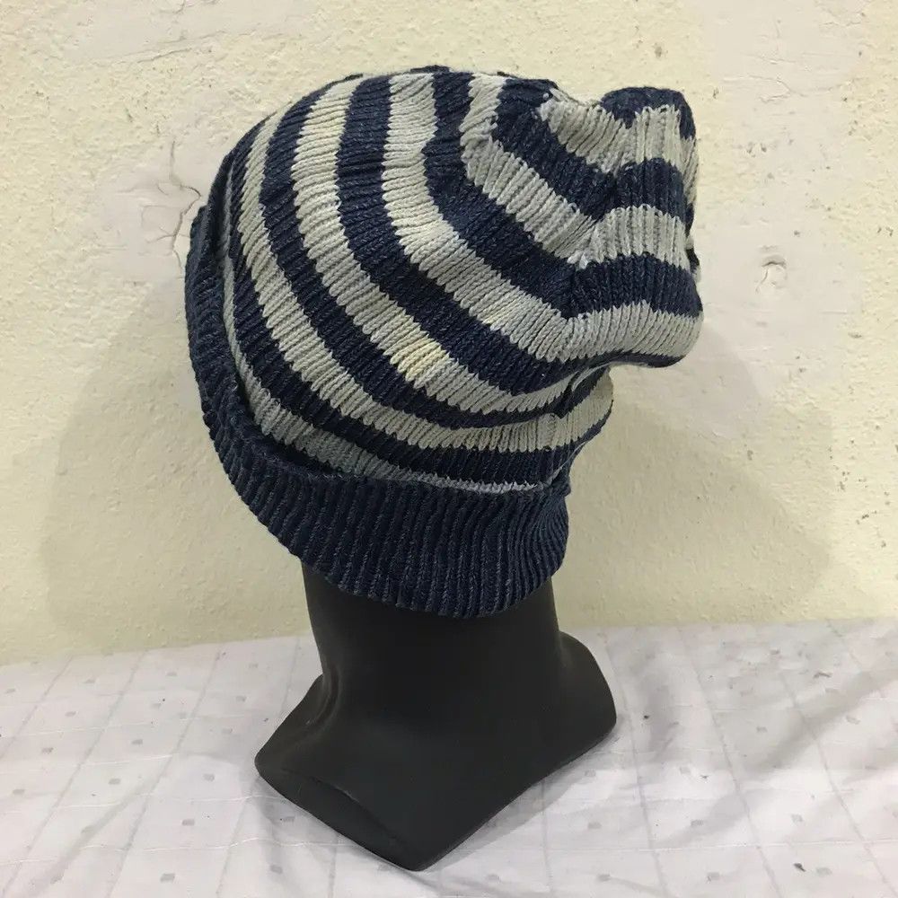 Japanese Brand × Vintage Japanese Brand Beams Stripe Design Beanie Hat Size ONE SIZE - 4 Thumbnail