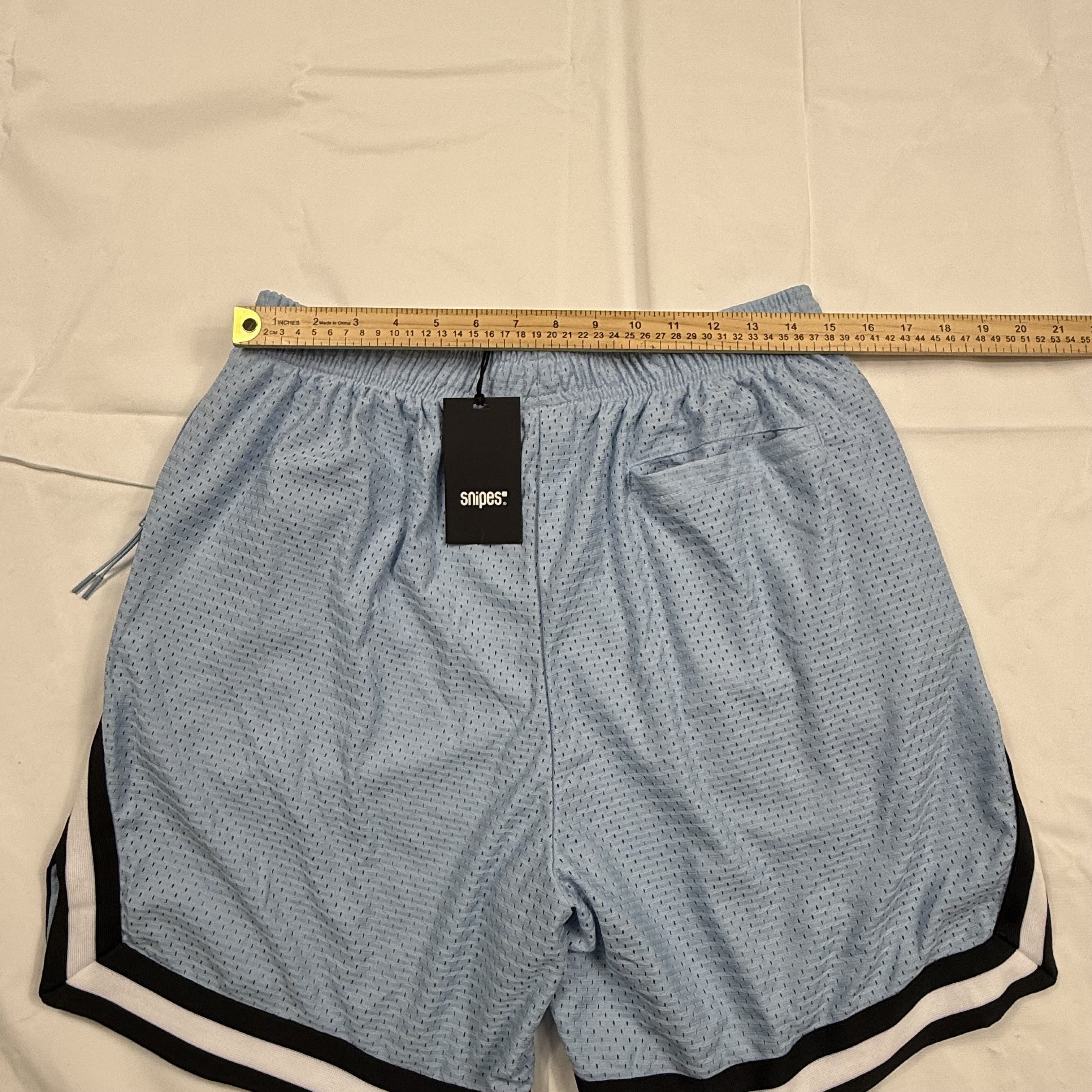 Snipes Snipes Mens Light Blue Mesh Basketball Shorts Size L Size US 36 / EU 52 - 5 Thumbnail