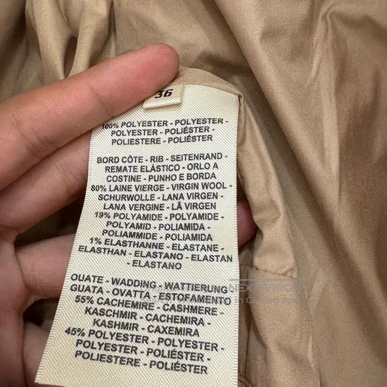 Hermes Hermes Khaki Collar Cashmere Cotton Jacket Size XS / US 0-2 / IT 36-38 - 5 Thumbnail