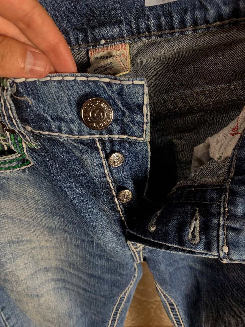 True Religion × Vintage VERY RARE TRUE RELIGION DENIM JEANS JAPANESE BRAND DESIGNER Size US 32 / EU 48 - 3 Thumbnail