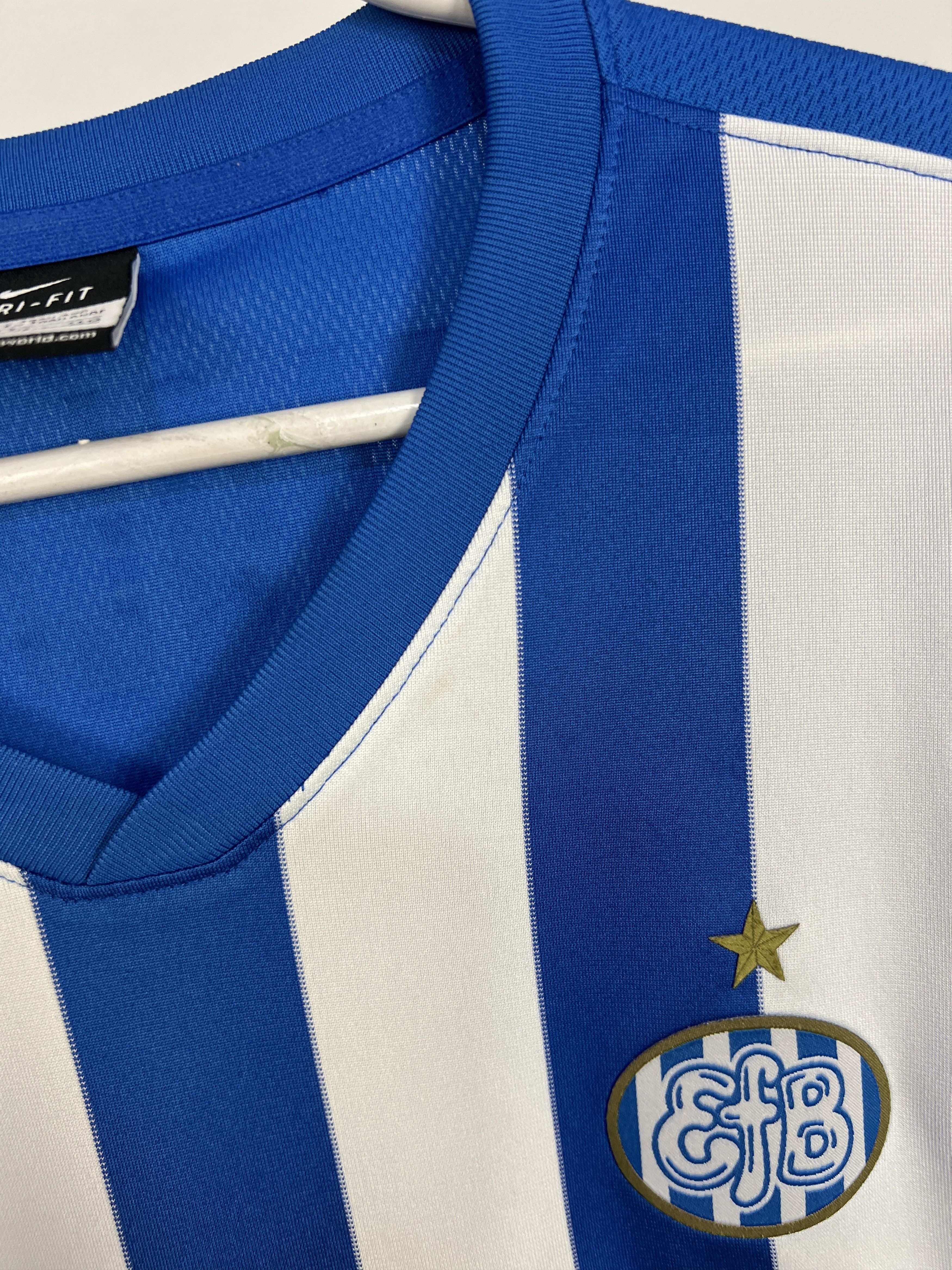 Nike Esbjerg Home football shirt 2014 Nike #7 Vestergaard Size US XXL / EU 58 / 5 - 14 Thumbnail
