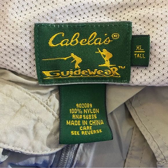 Cabelas Cabela's Guidewear Outdoor Fishing Shirt Cargo XL Tall