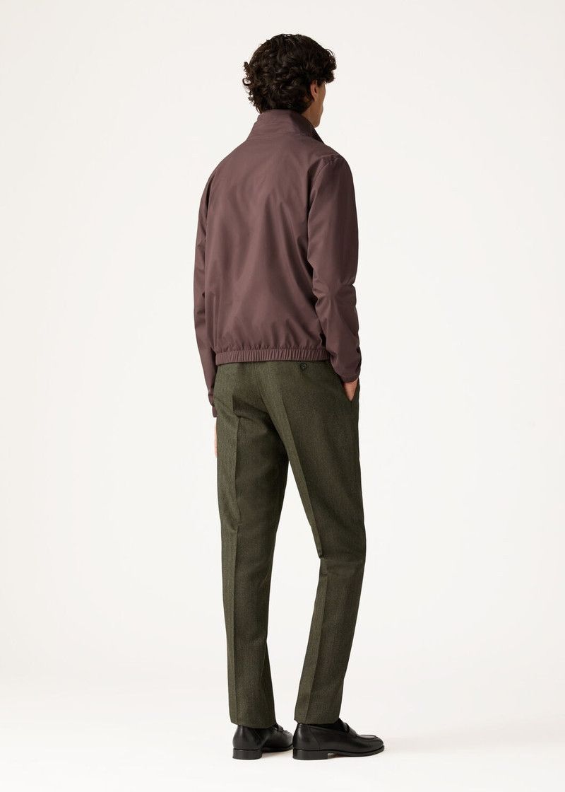 Loro Piana o1srvl11e0526 FAO7460 LP Bomber Jacket in Sugar Plum Size US M / EU 48-50 / 2 - 5 Thumbnail