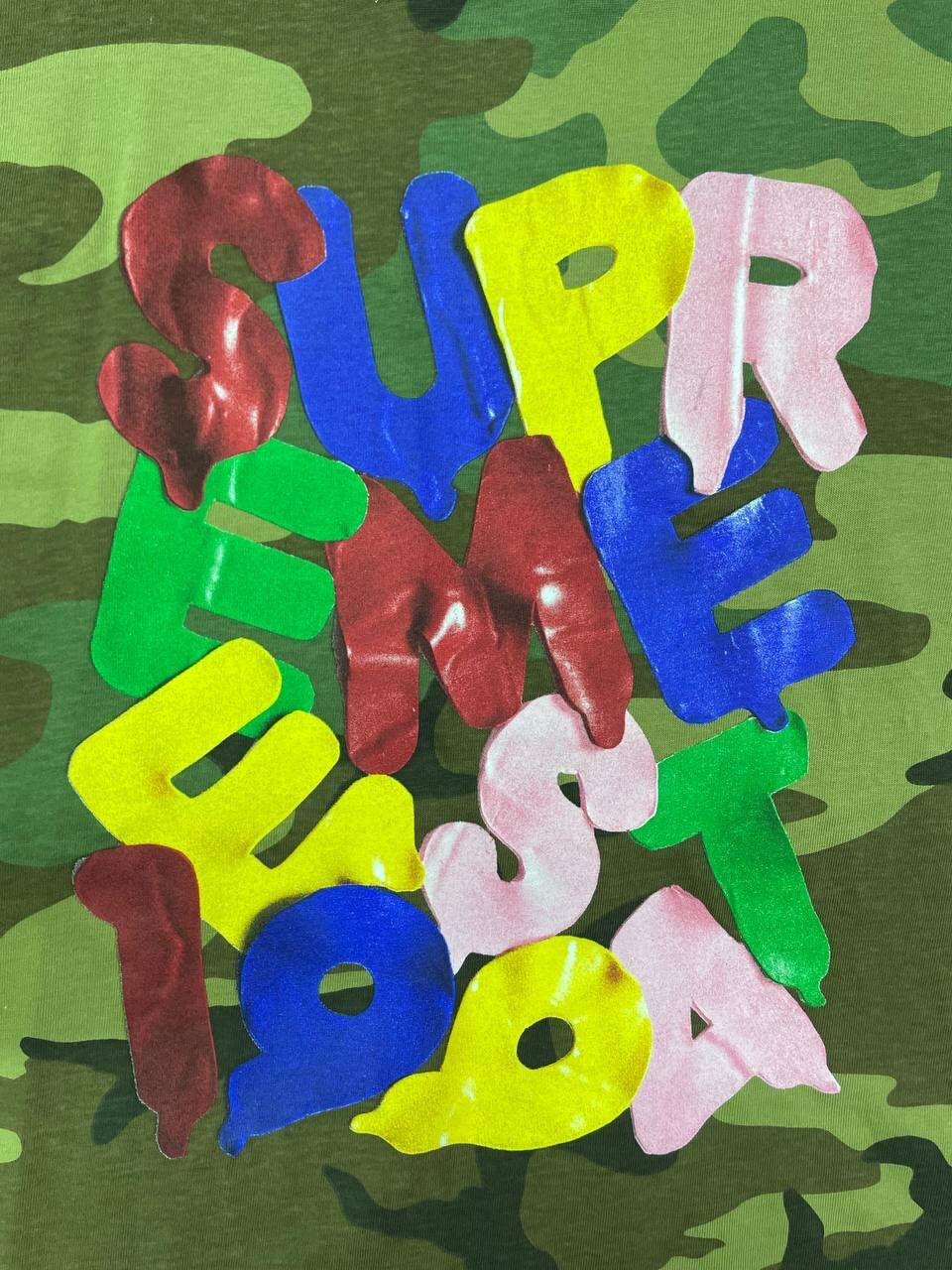 Supreme Supreme Balloons Camo Tee Size US M / EU 48-50 / 2 - 3 Thumbnail