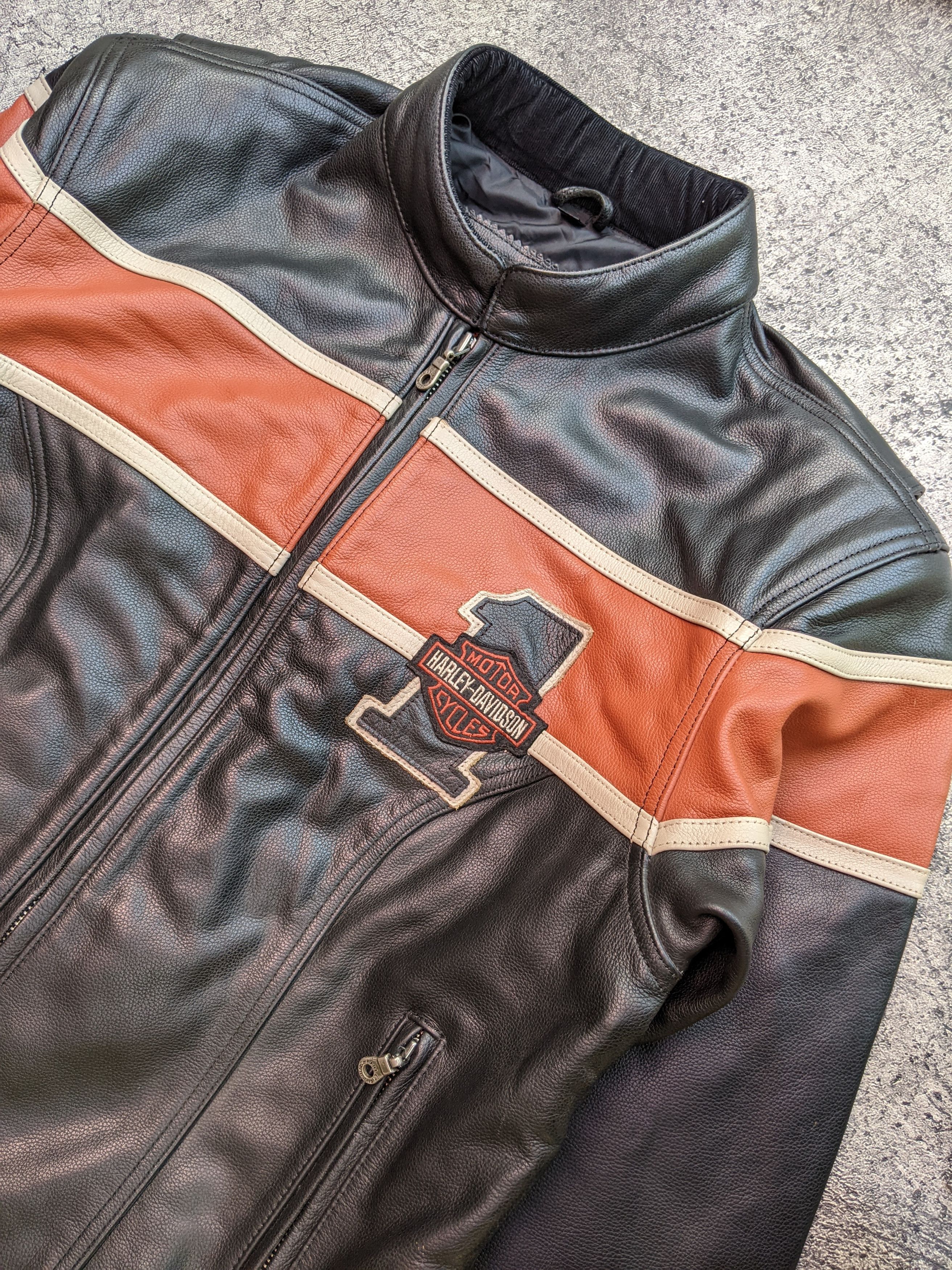 Harley Davidson Retro Harley Davidson Genuine Leather Jacket Size L / US 10 / IT 46 - 11 Thumbnail