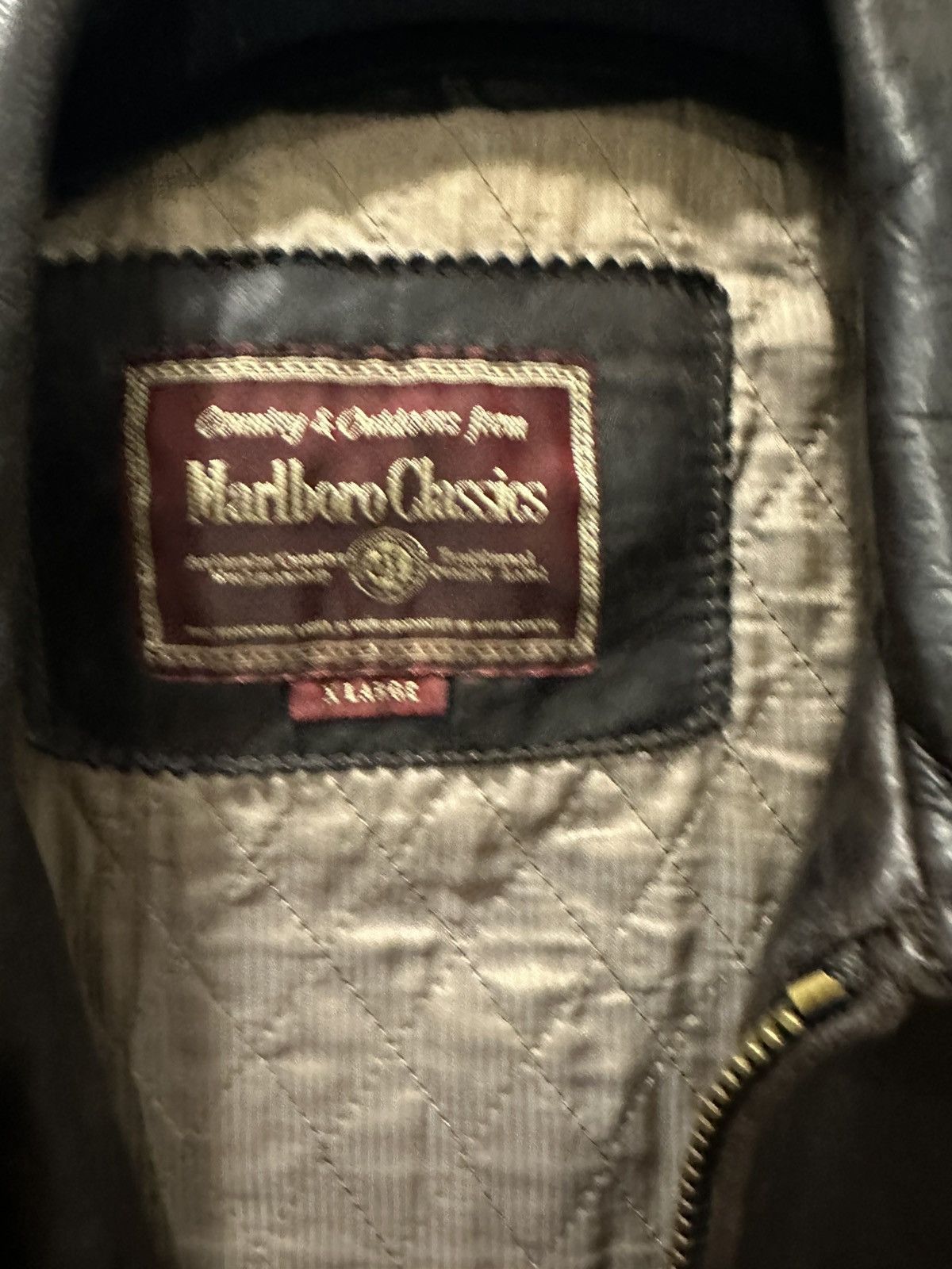 Marlboro Classics Vintage malboro leather jacket miu miu style Size US XL / EU 56 / 4 - 4 Thumbnail