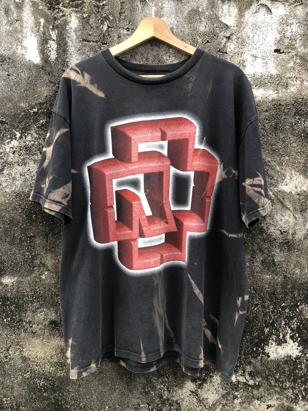 Band Tees Vintage 00s Rammstein Bleached Tshirt Size US XL / EU 56 / 4 - 1 Thumbnail