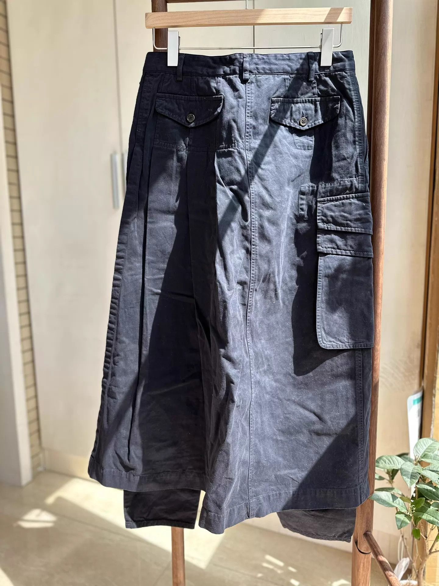 Dries Van Noten DVN Designer Runway Cotton Trousers 38 (95 New) Size 26" / US 2 / IT 38 - 3 Thumbnail