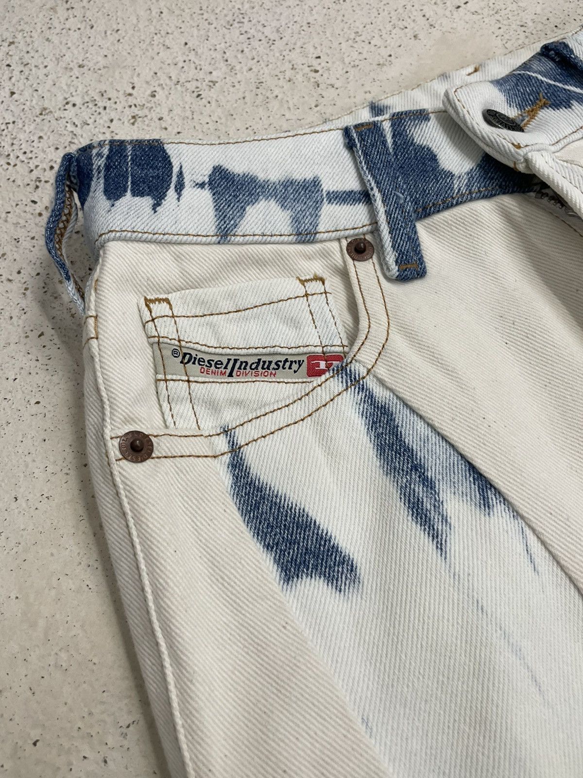 Diesel Diesel D-Joy Slim Regular Waist Effect Work Design Distress Size 23" - 10 Thumbnail