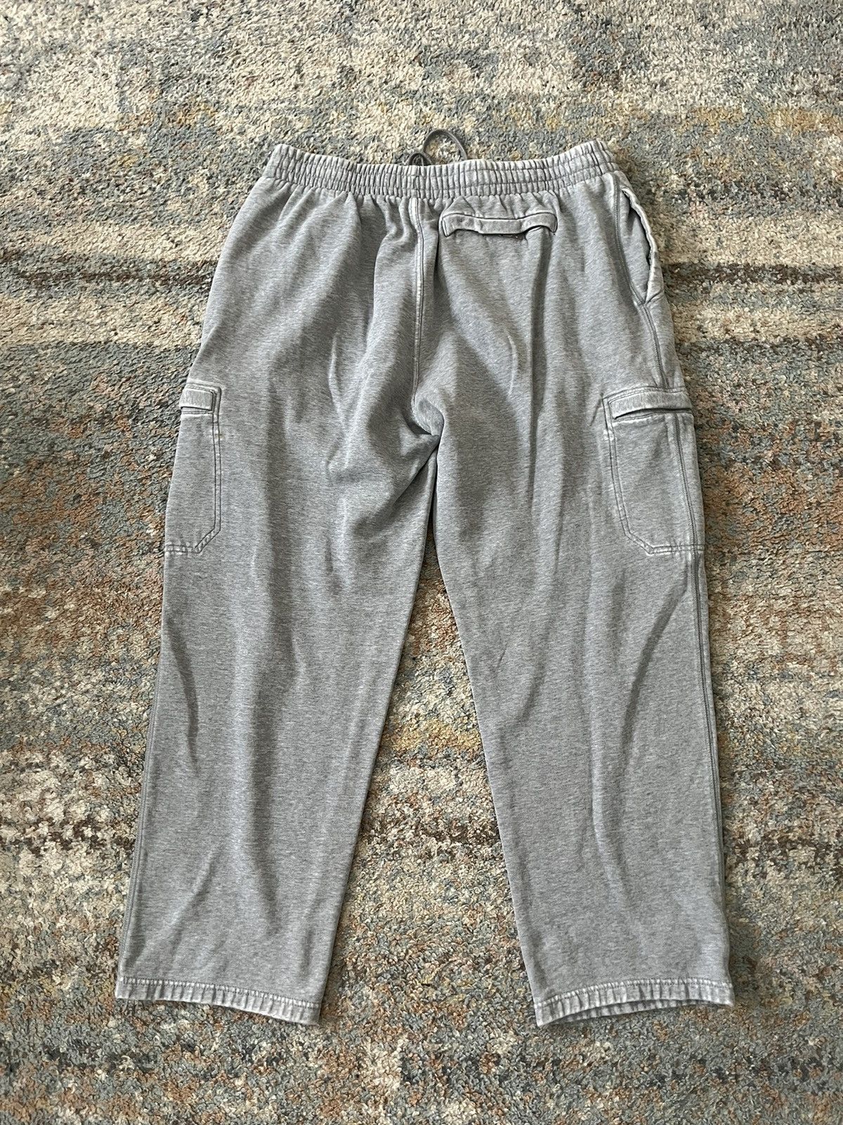 Nike × Vintage VTG Nike Distressed Sweat Pants XL Grey Y2K Size US 32 / EU 48 - 7 Thumbnail