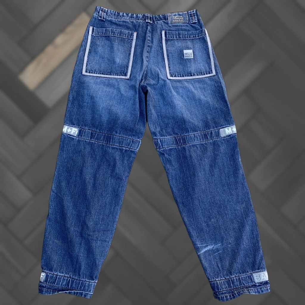 Vintage VINTAGE Girbaud Jeans Strap 36 M 90s Hip Hop Denim Cotton Blue Jeans Mens Size 36 See Pics Pockets Button Zip Relaxed Vintage See Measurements Size US 36 / EU 52 - 1 Thumbnail
