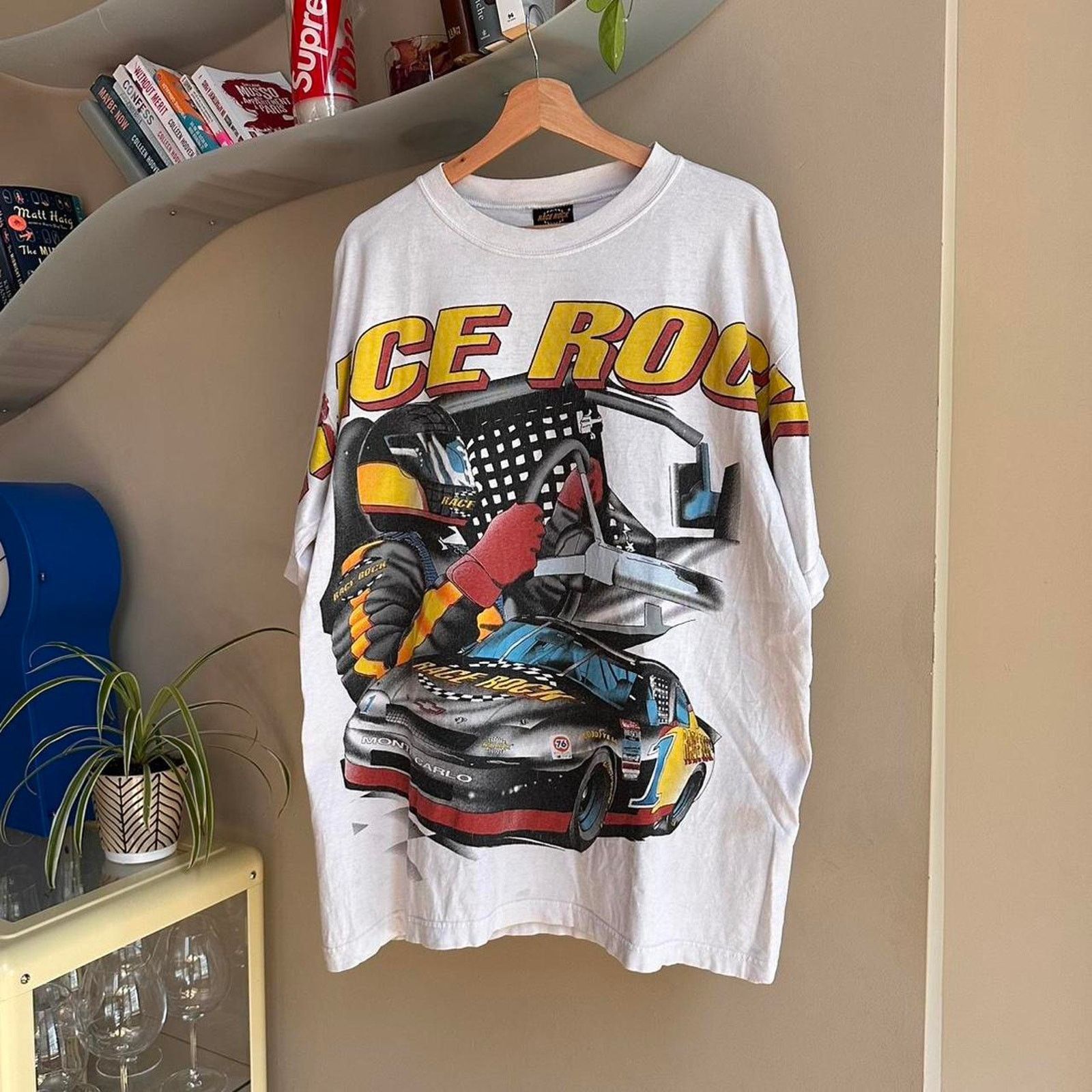 NASCAR × Vintage Vintage Race Rock NASCAR AOP Shirt Size US XL / EU 56 / 4 - 1 Thumbnail