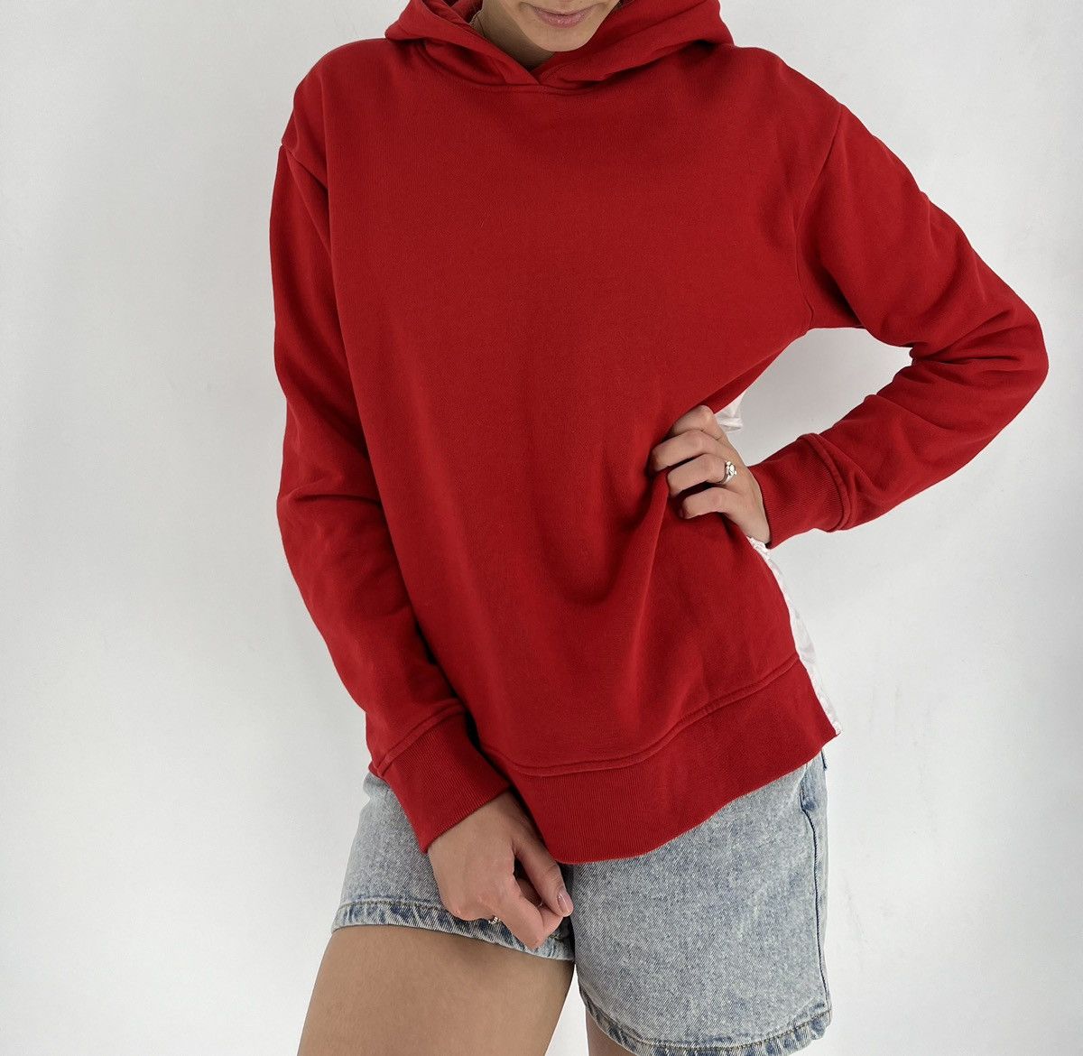 Karl Lagerfeld Woman’s Karl Lagerfeld Sweatshirt Ruffle Rad Hoodie W/Logo Size M / US 6-8 / IT 42-44 - 3 Thumbnail
