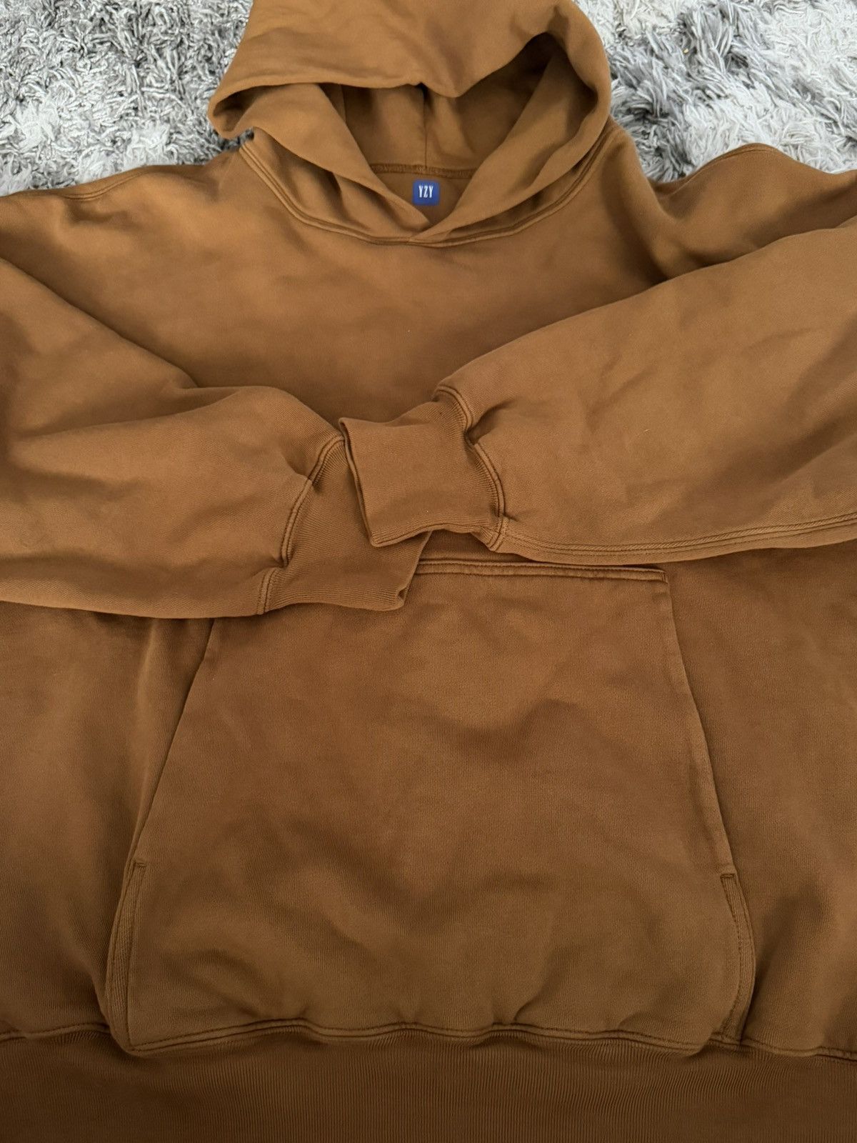 Gap × Yeezy YEEZY GAP LIGHT BROWN PERFECT HOODIE IN XXL Size US XXL / EU 58 / 5 - 3 Thumbnail