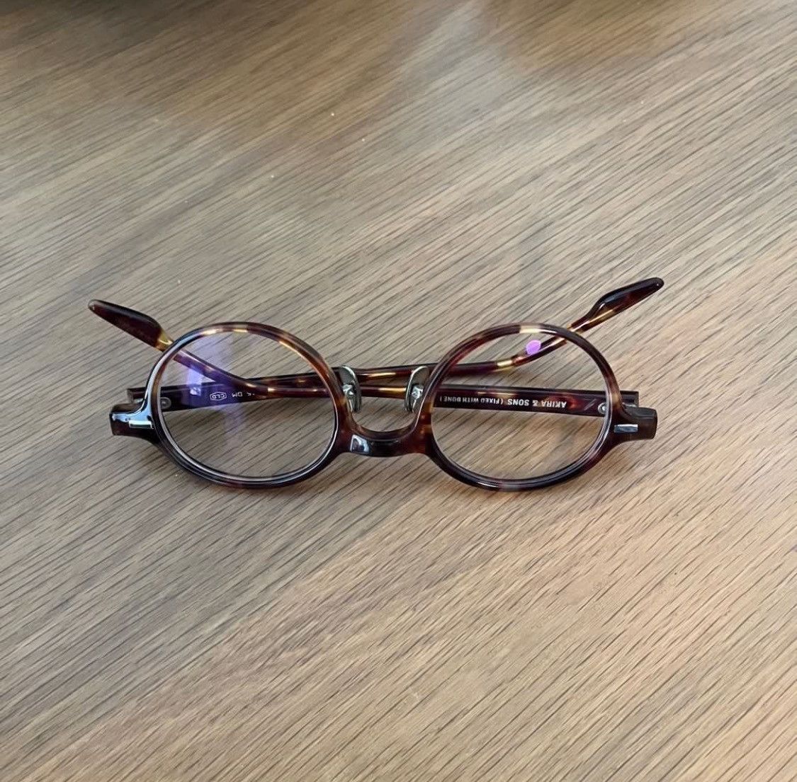 Japanese Brand Akira & Sons - Model : Rene Japanese Handmade Glasses Size ONE SIZE - 10 Thumbnail