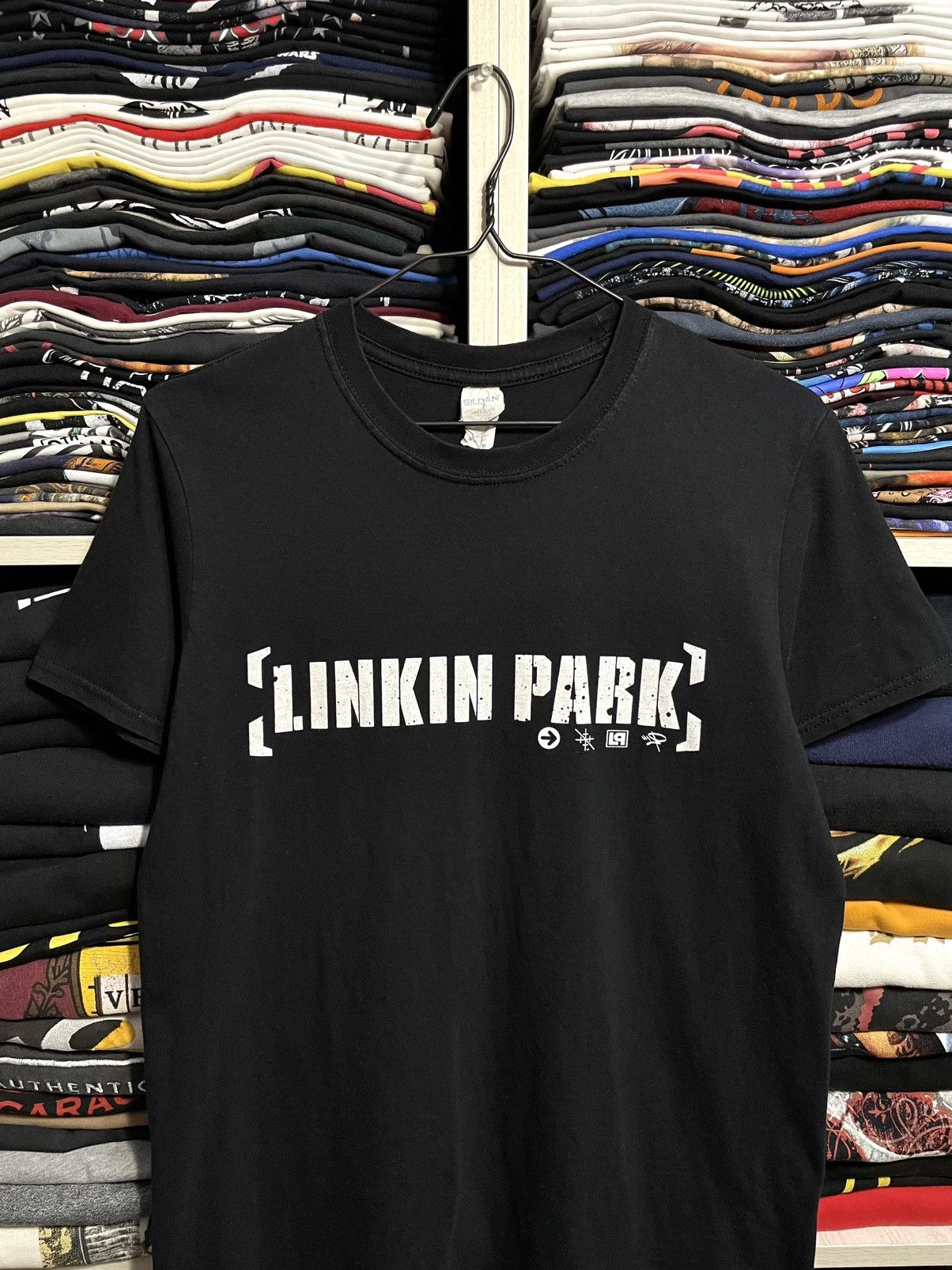 Band Tees Vintage Y2K Linkin Park Rock Band T-Shirt Size M Black Size US M / EU 48-50 / 2 - 2 Thumbnail