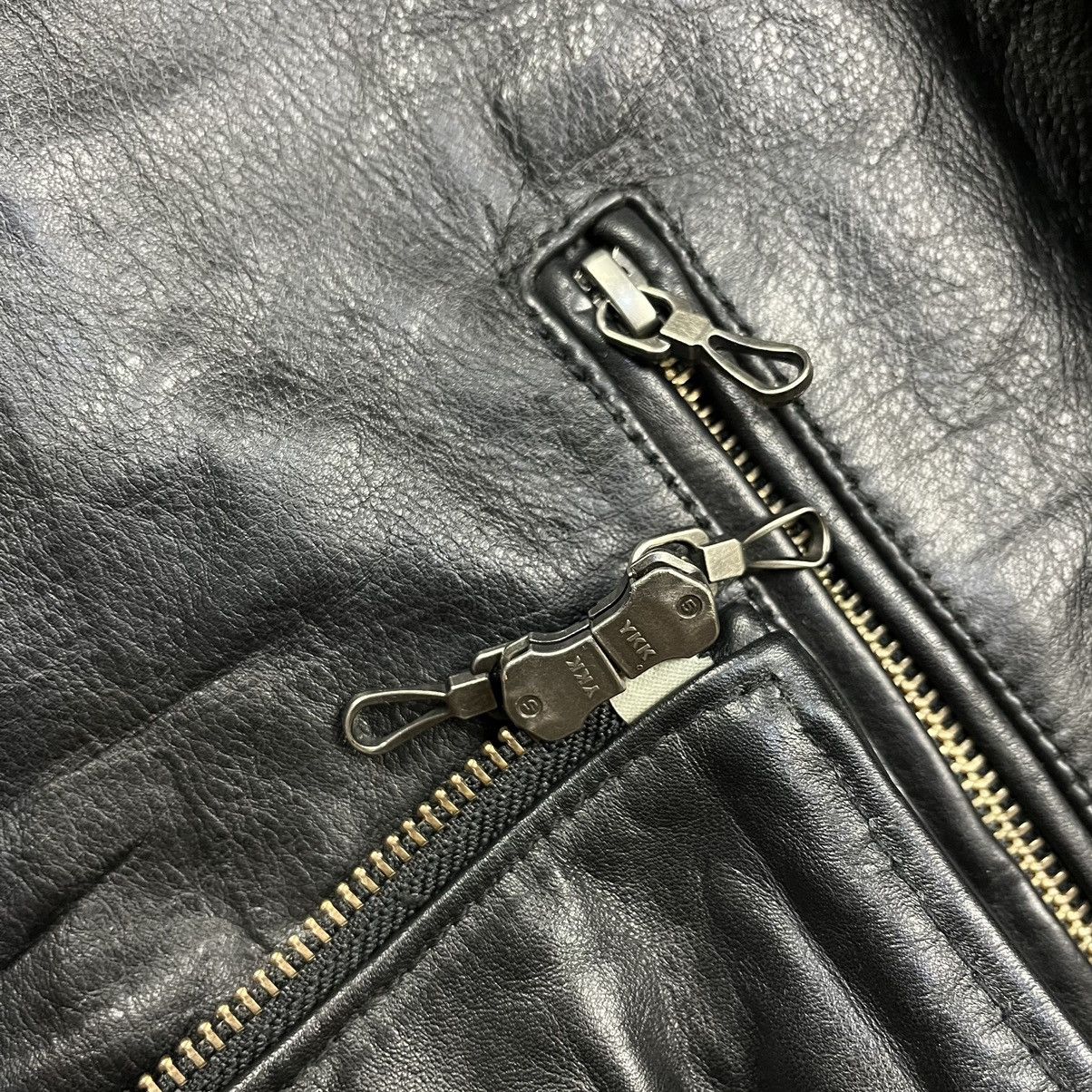 Japanese Brand × Kadoya × NANO universe Nano universe multi zipper bikers leather jacket Size US M / EU 48-50 / 2 - 11 Thumbnail