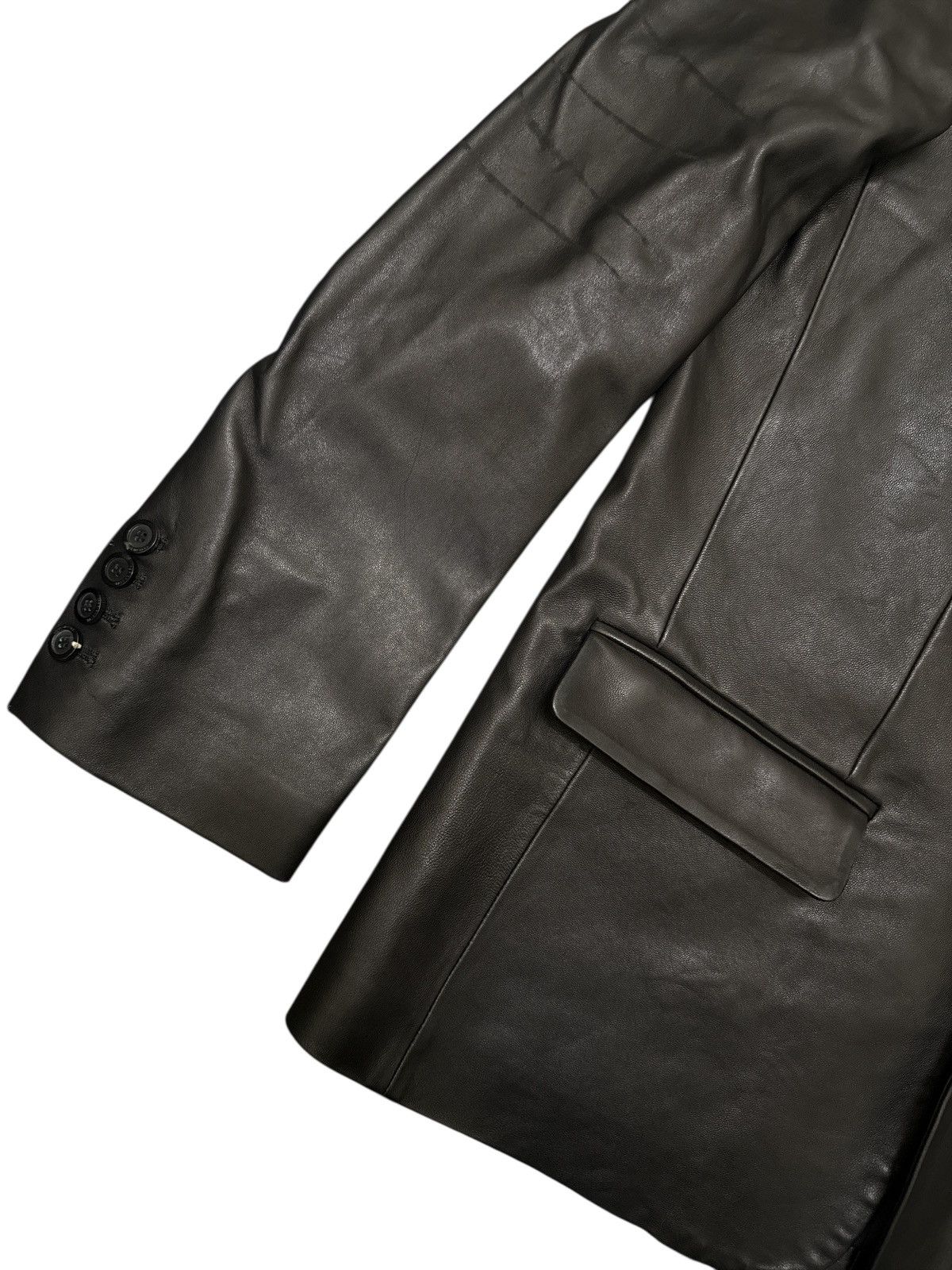 Balenciaga Vintage Balenciaga Leather Jacket Size 36R - 3 Thumbnail