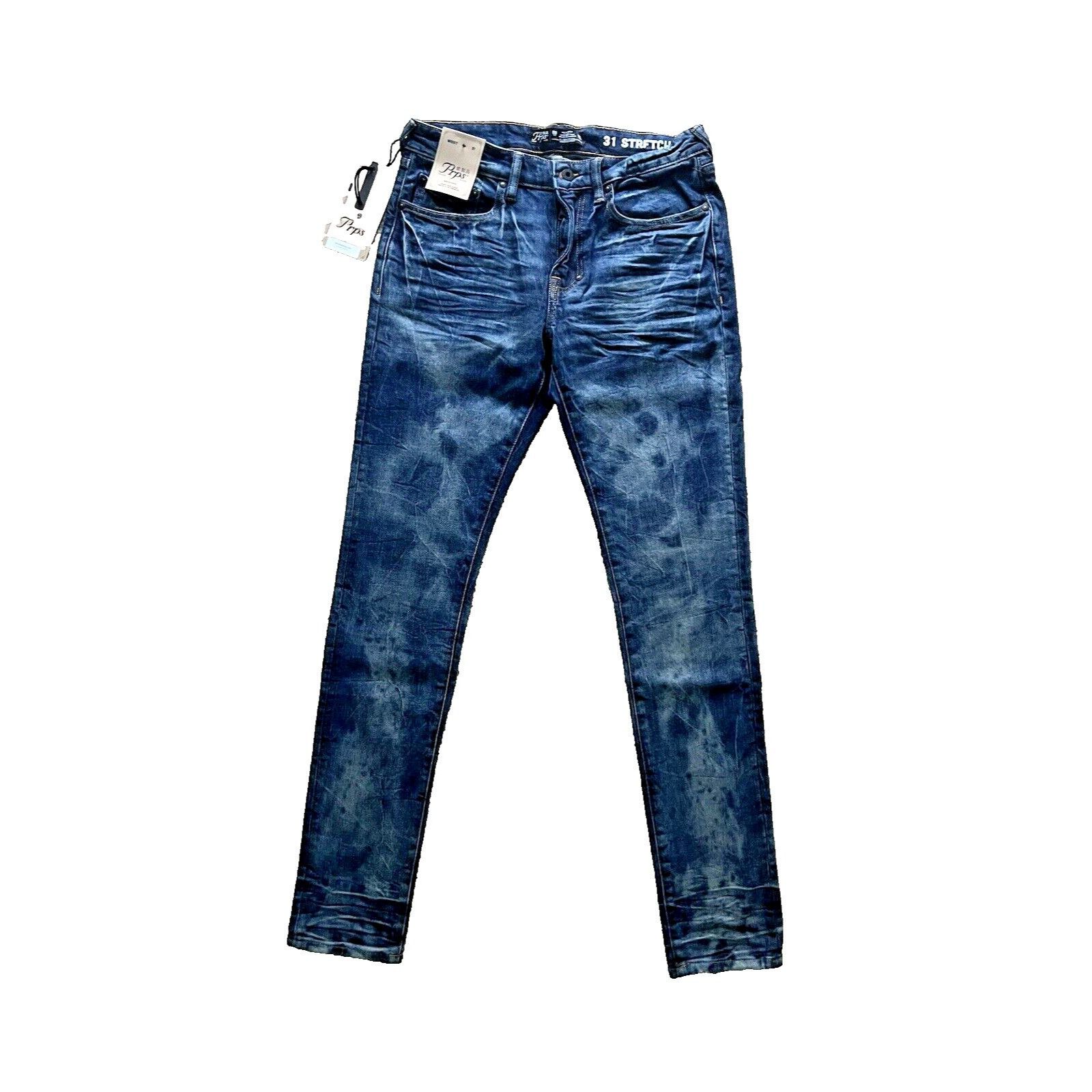 Prps PRPS Cayenne Skinny Fit Men's Stretch Jeans Blue Size 31/32 Size US 31 - 1 Thumbnail