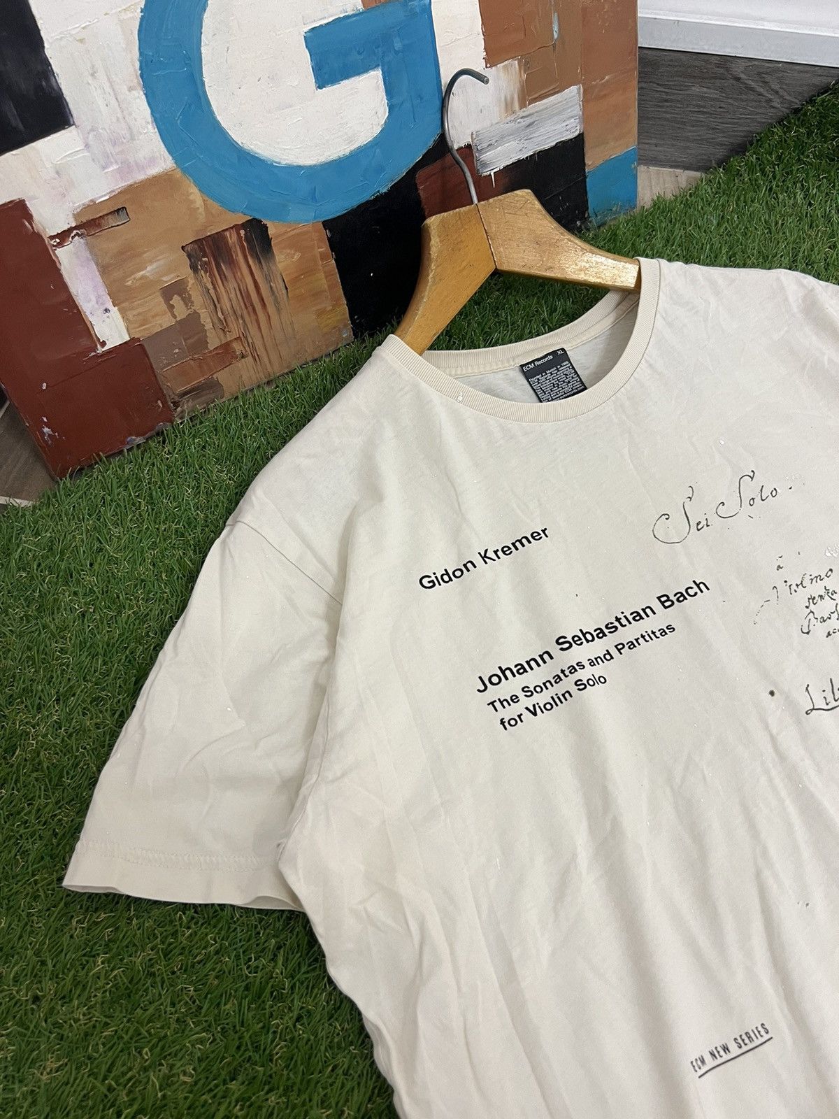 Band Tees × Uniqlo UNIQLO x ECM RECORDS vintage japan 2002 distressed T Shirt Size US XL / EU 56 / 4 - 2 Thumbnail