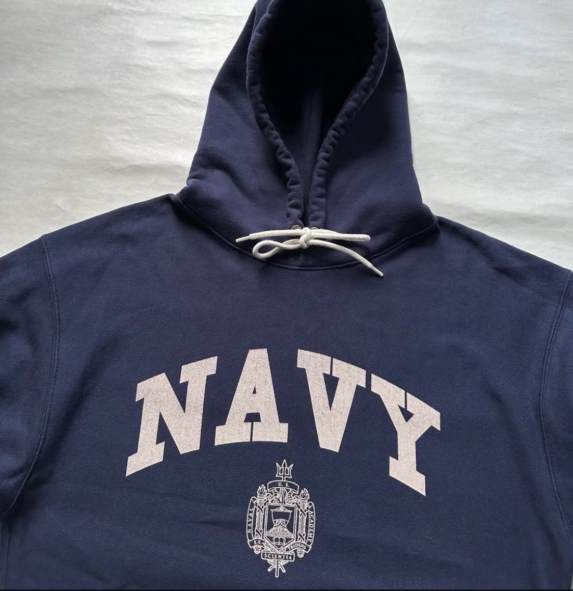 Beams Plus Outstanding & Co V.S.C Hood Sweat Navy 'NAVY' Size US M / EU 48-50 / 2 - 5 Thumbnail