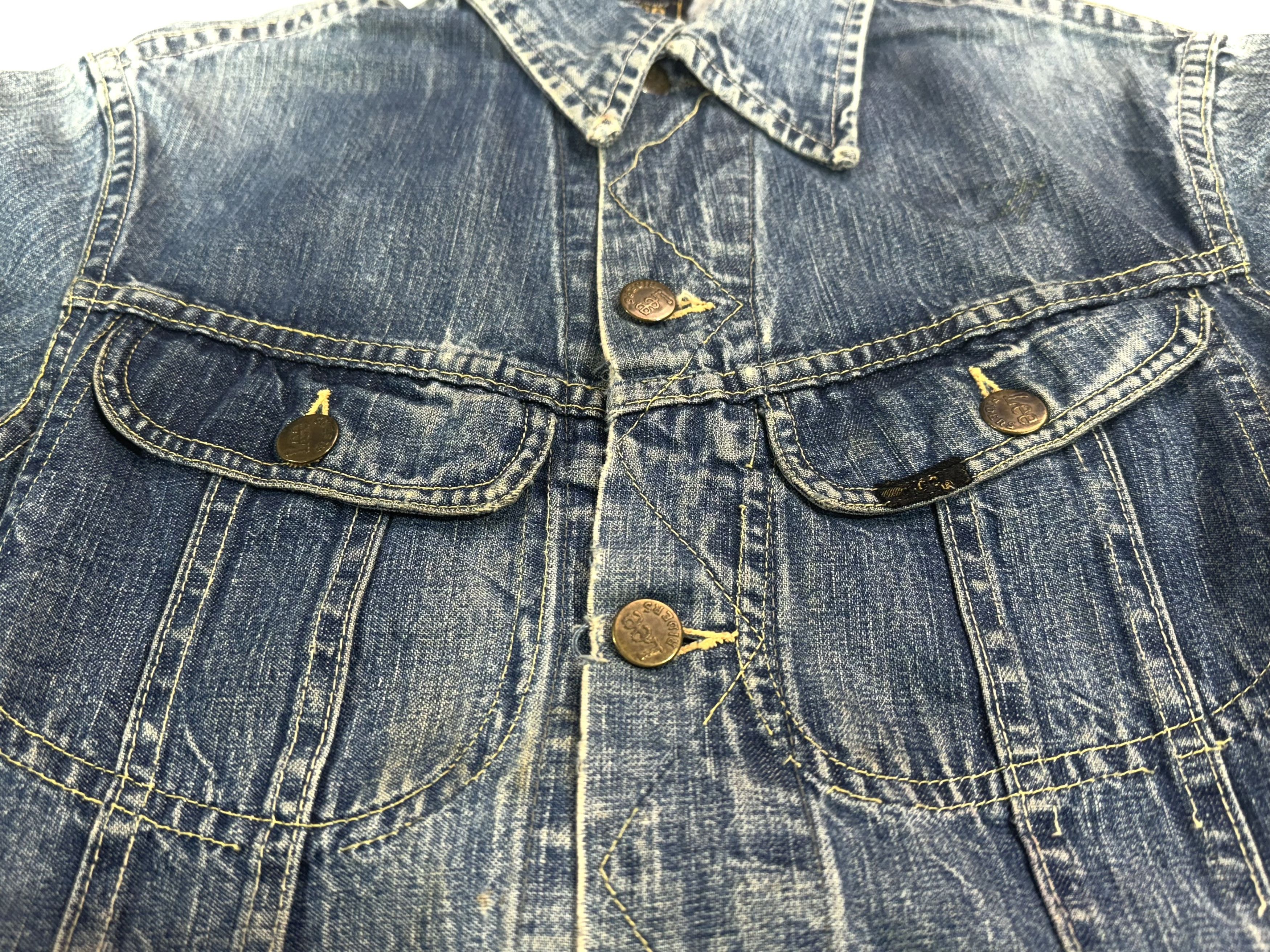 Lee 60's Lee 109-JY Denim jacket Size US XXS / EU 40 - 6 Thumbnail