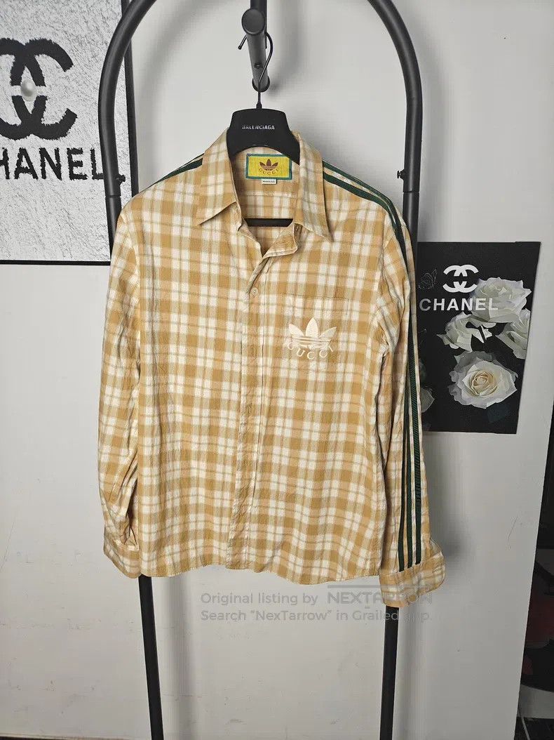 Gucci Gucci Size16+ Co-branded embroidered logo shirt Size US XXS / EU 40 - 1 Thumbnail