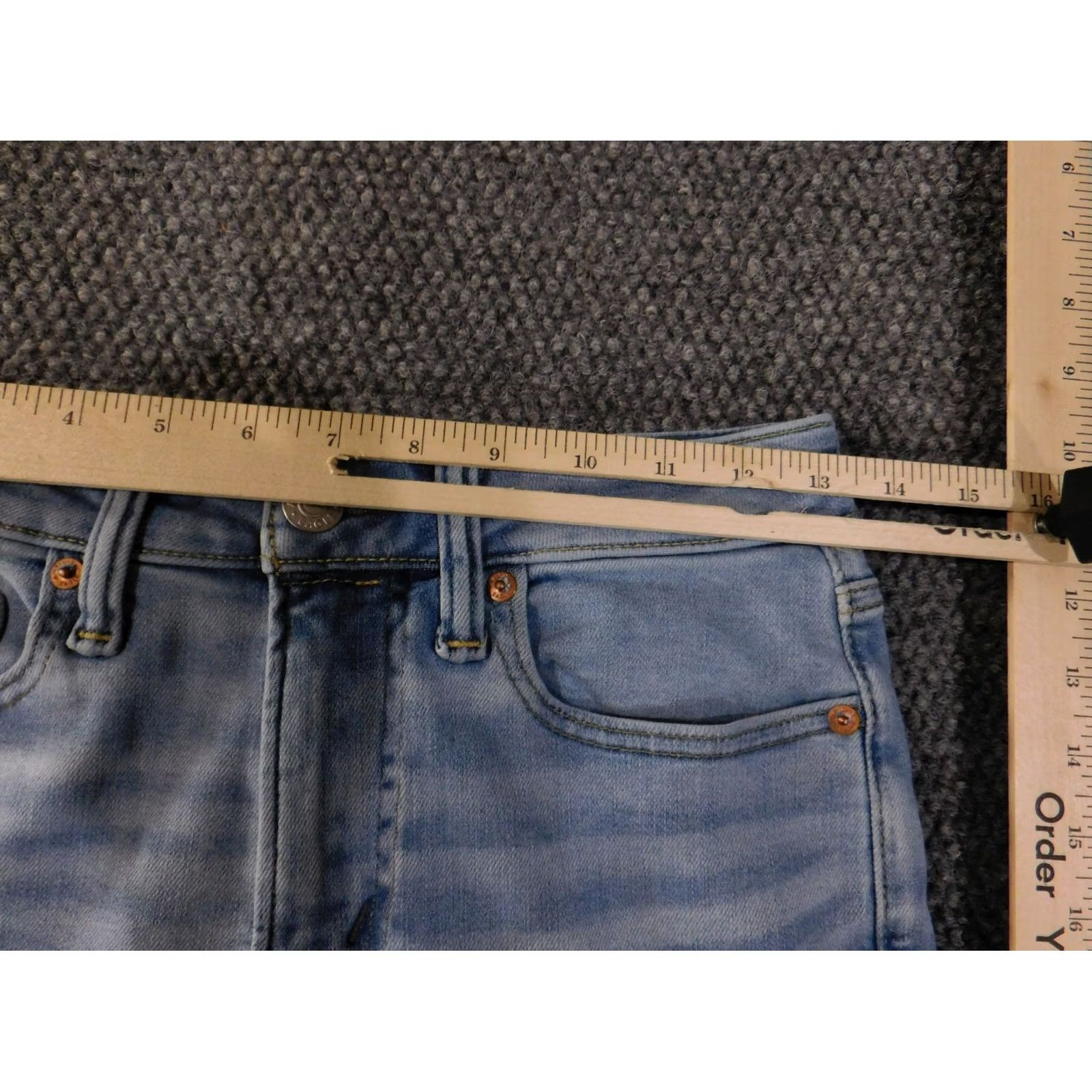 American Eagle Outfitters American Eagle Outfitters Jeans Mens 28x32 blue slim Stretch Denim 5 Pocket Pants Size US 28 / EU 44 - 5 Thumbnail