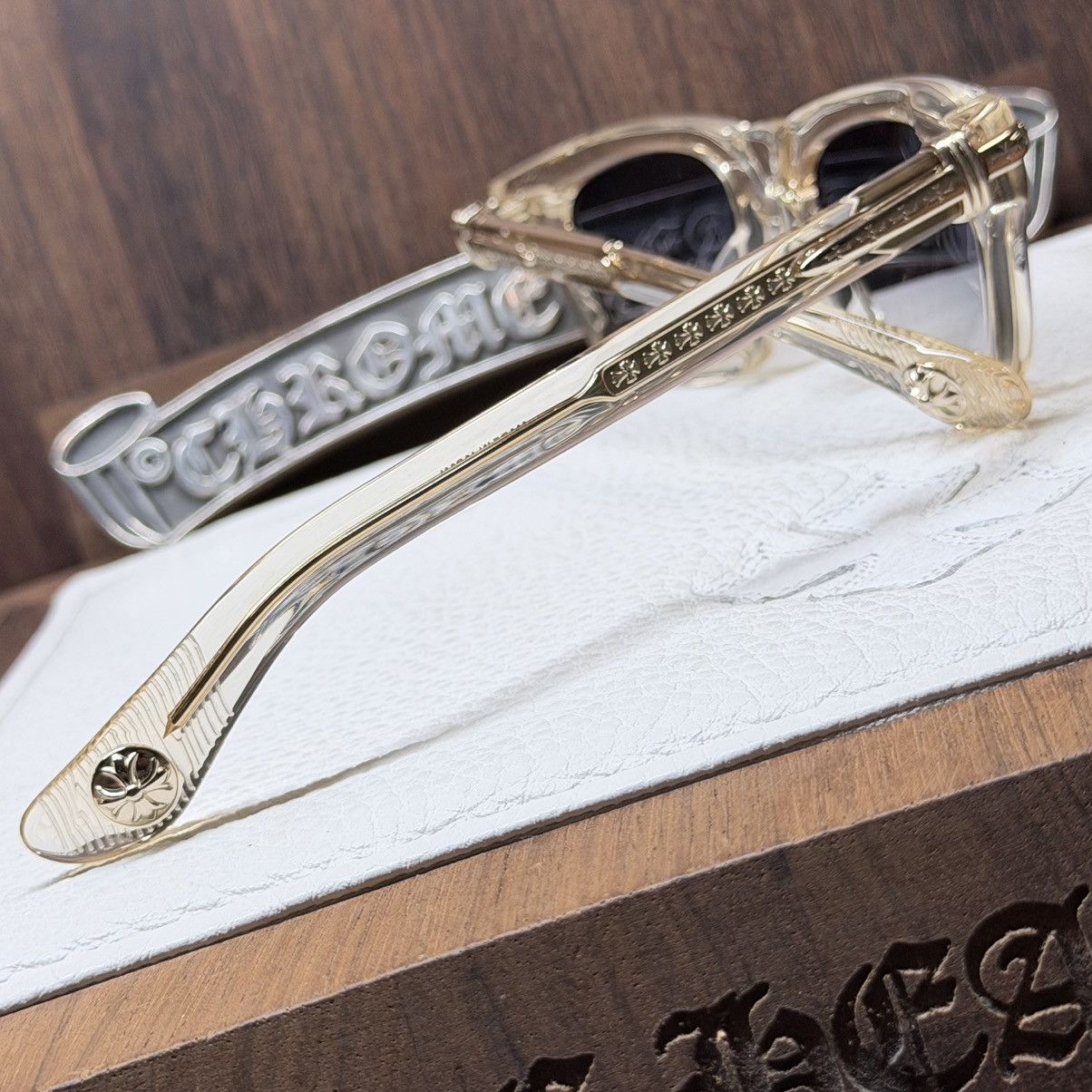 Chrome Hearts Chrome Hearts TRYPOLEAGAIN Glasses Size ONE SIZE - 9 Thumbnail
