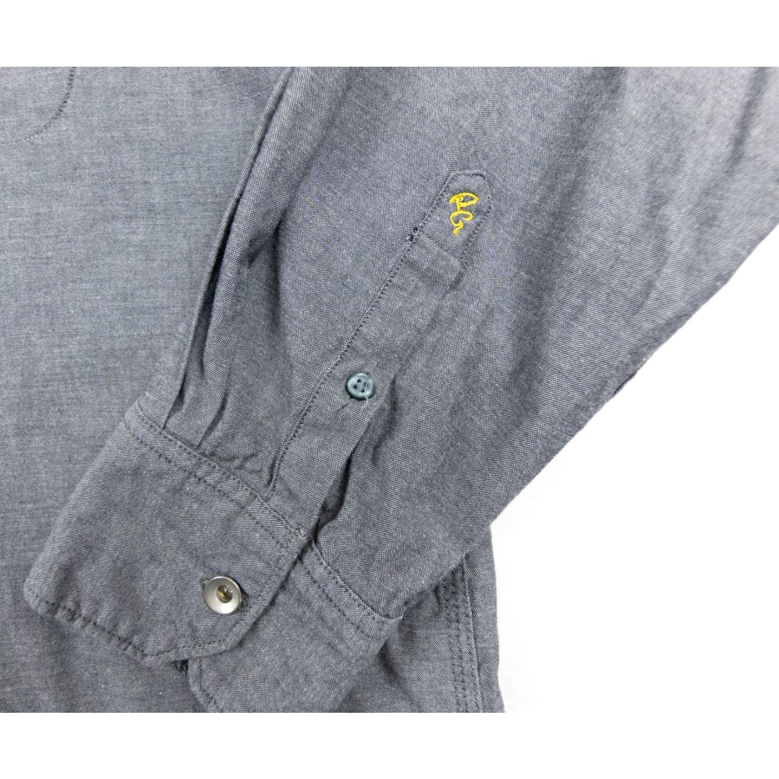 Robert Graham Robert Graham Button-Up Shirt Mens 2XL Gray Long Sleeve Classic Fit Embroidered Size US XXL / EU 58 / 5 - 4 Thumbnail