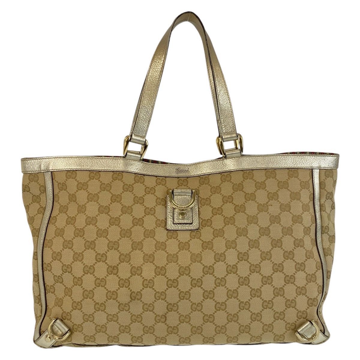 Gucci Gucci Gucci Abbey GG Canvas Leather 2way Bag Canvas Shoulder Bag 141472 DUTY FREE for USA Size ONE SIZE - 1 Thumbnail