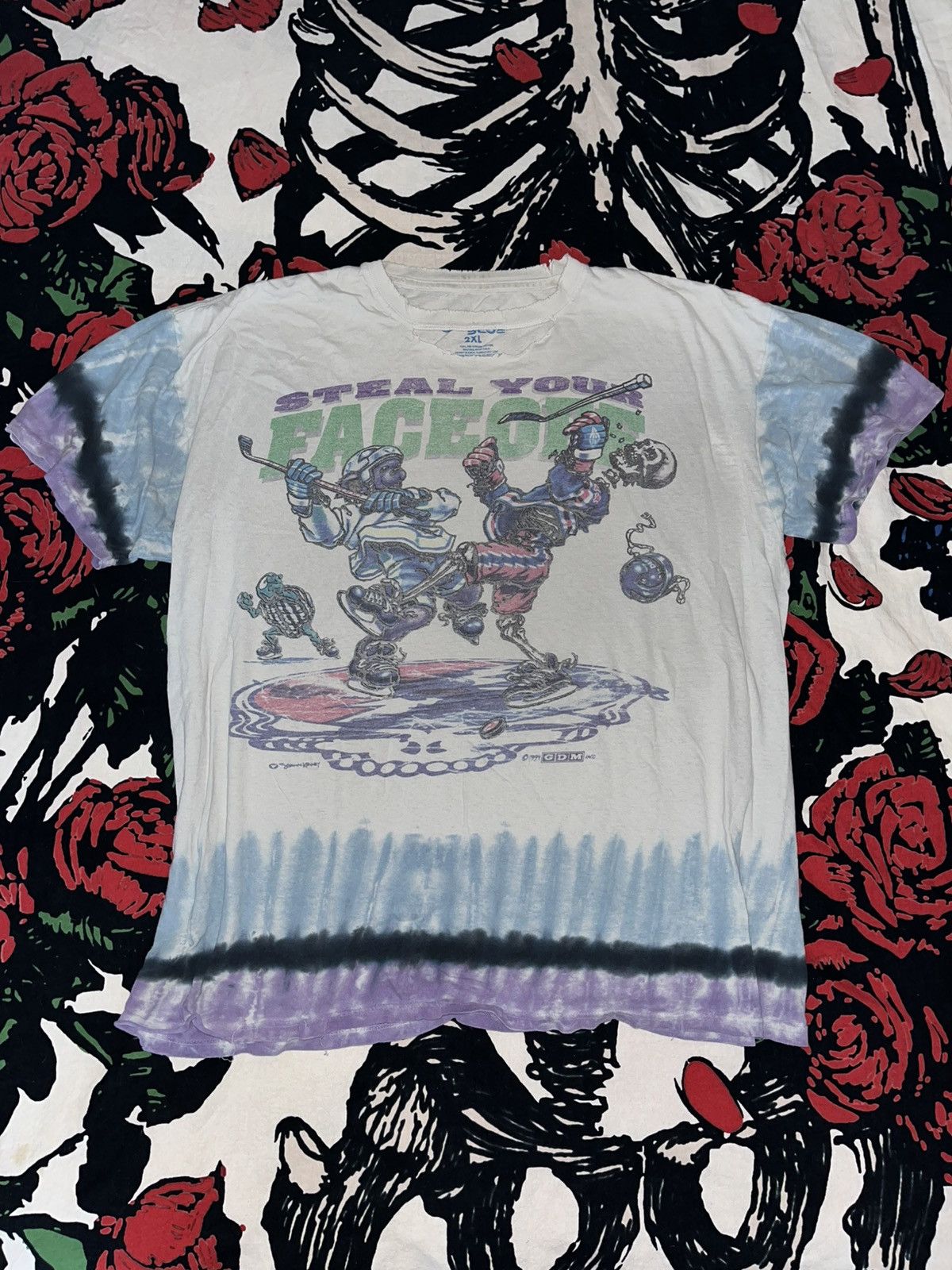 Unsound Rags Crazy Y2K Faded Thrashed Distressed ERD Grunge Skater Tee Size US XXL / EU 58 / 5 - 1 Thumbnail
