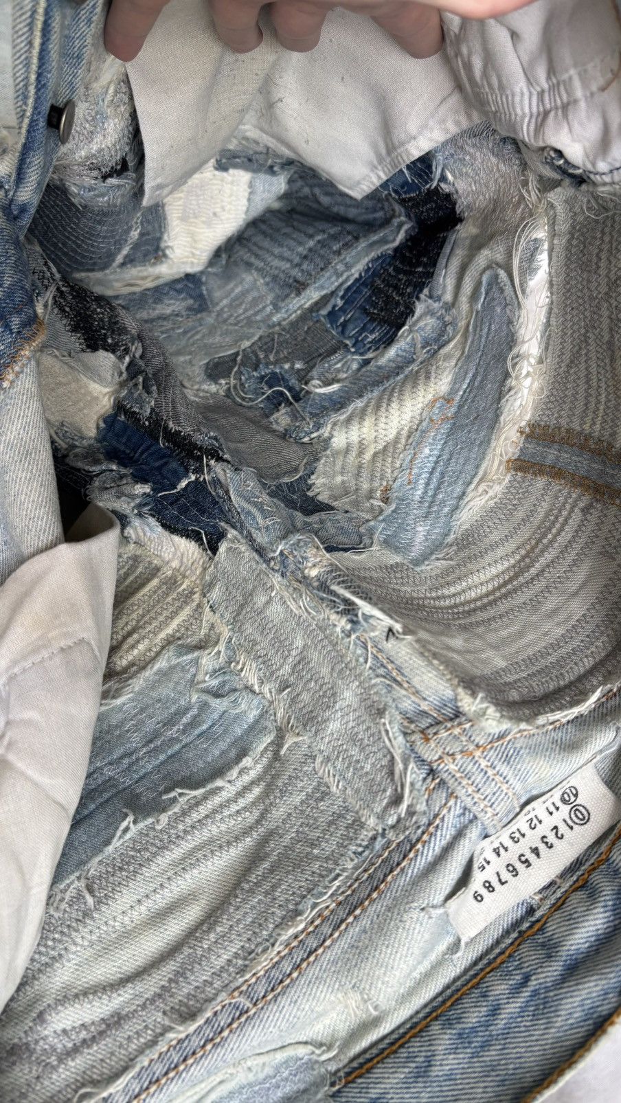Maison Margiela ⓪ ⑩ GRAIL Maison Martin Margiela artisanal jeans repaired Size US 32 / EU 48 - 17 Thumbnail