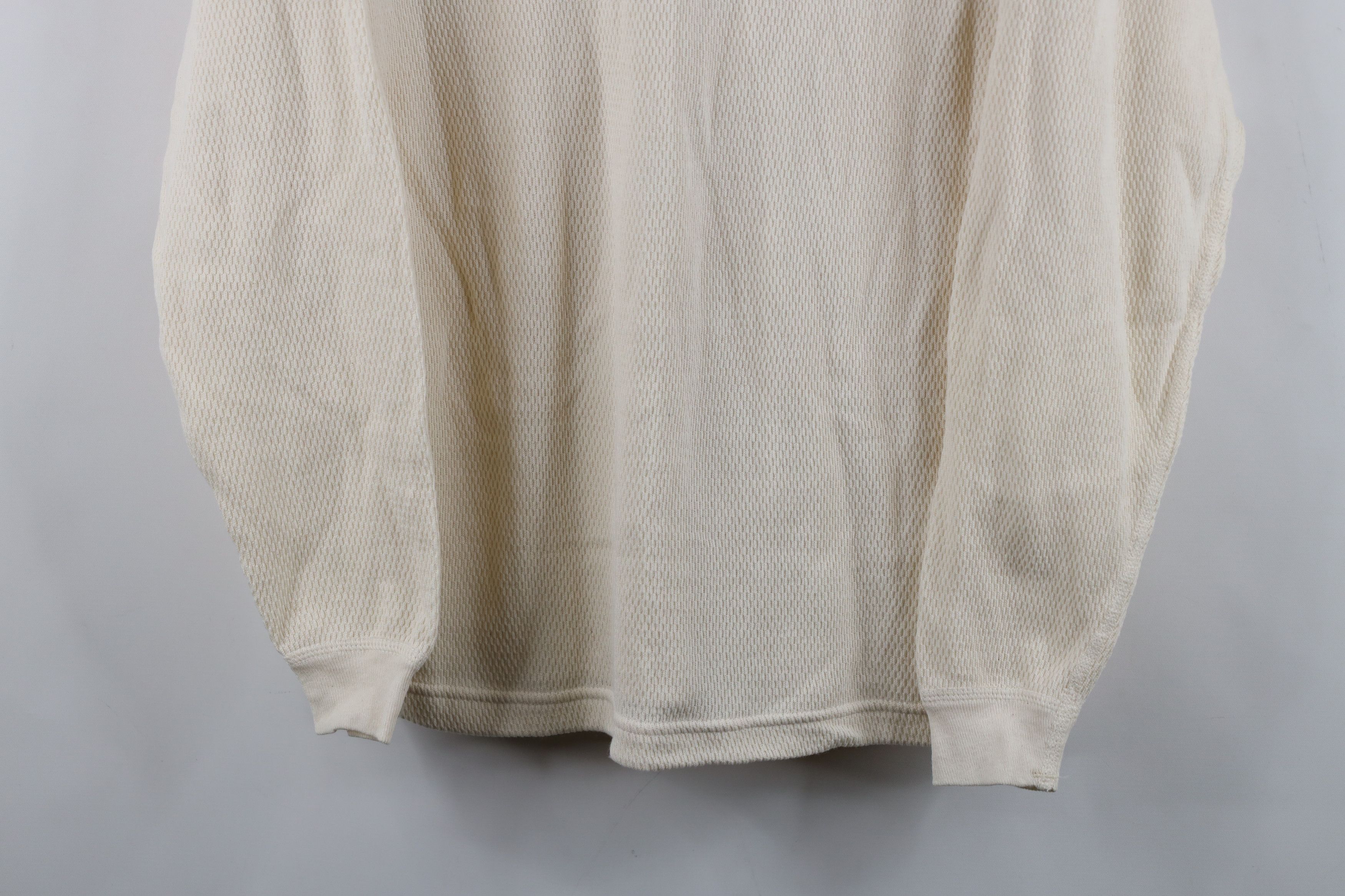 Vintage Vintage 90s Streetwear Waffle Knit Long Sleeve T-Shirt USA Size XL / US 12-14 / IT 48-50 - 3 Thumbnail