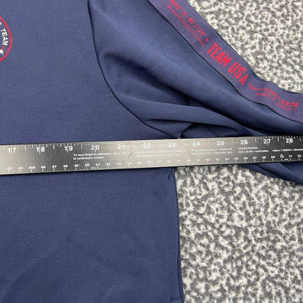 Other Team USA Olympic Sweatshirt Men Blue Full Zip Long Sleeve L Size US L / EU 52-54 / 3 - 5 Thumbnail