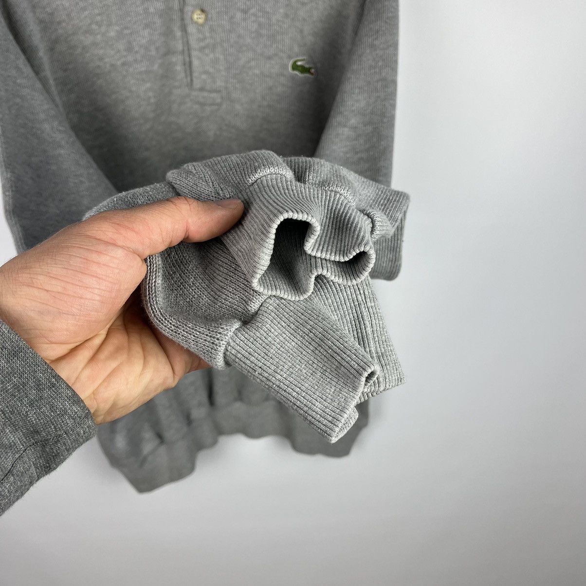 Lacoste Vintage Lacoste Knit Sweater Buttons Collared Men’s Size 5 Size US XL / EU 56 / 4 - 4 Thumbnail
