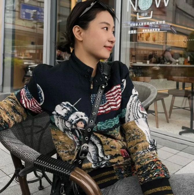 Saint Laurent Paris × Yves Saint Laurent Saint Laurent Landing Embroidered jacket 2412-Nextarrow Size US M / EU 48-50 / 2 - 7 Thumbnail