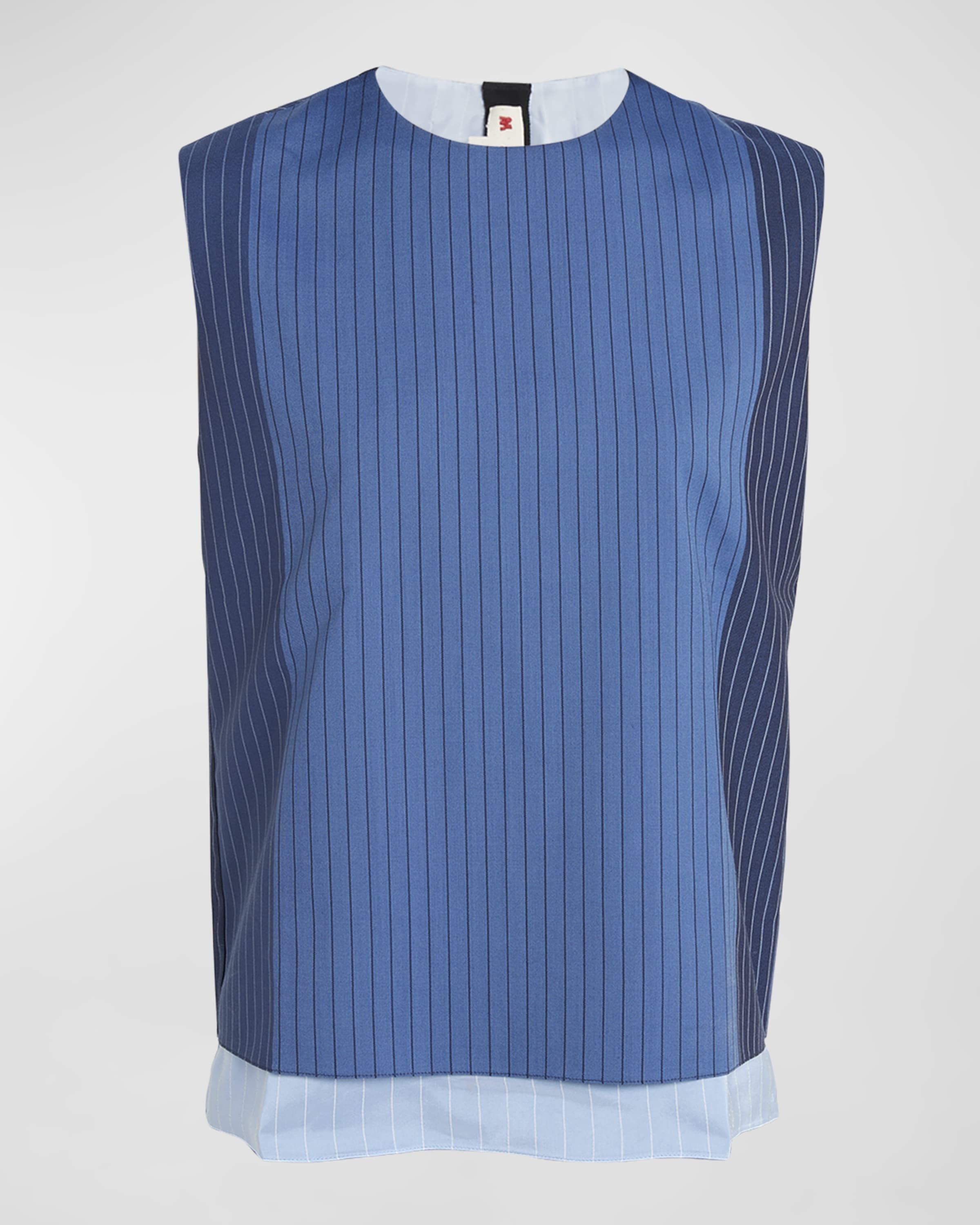 Marni o1y1125 Blouse in Blue Size S / US 4 / IT 40 - 1 Thumbnail