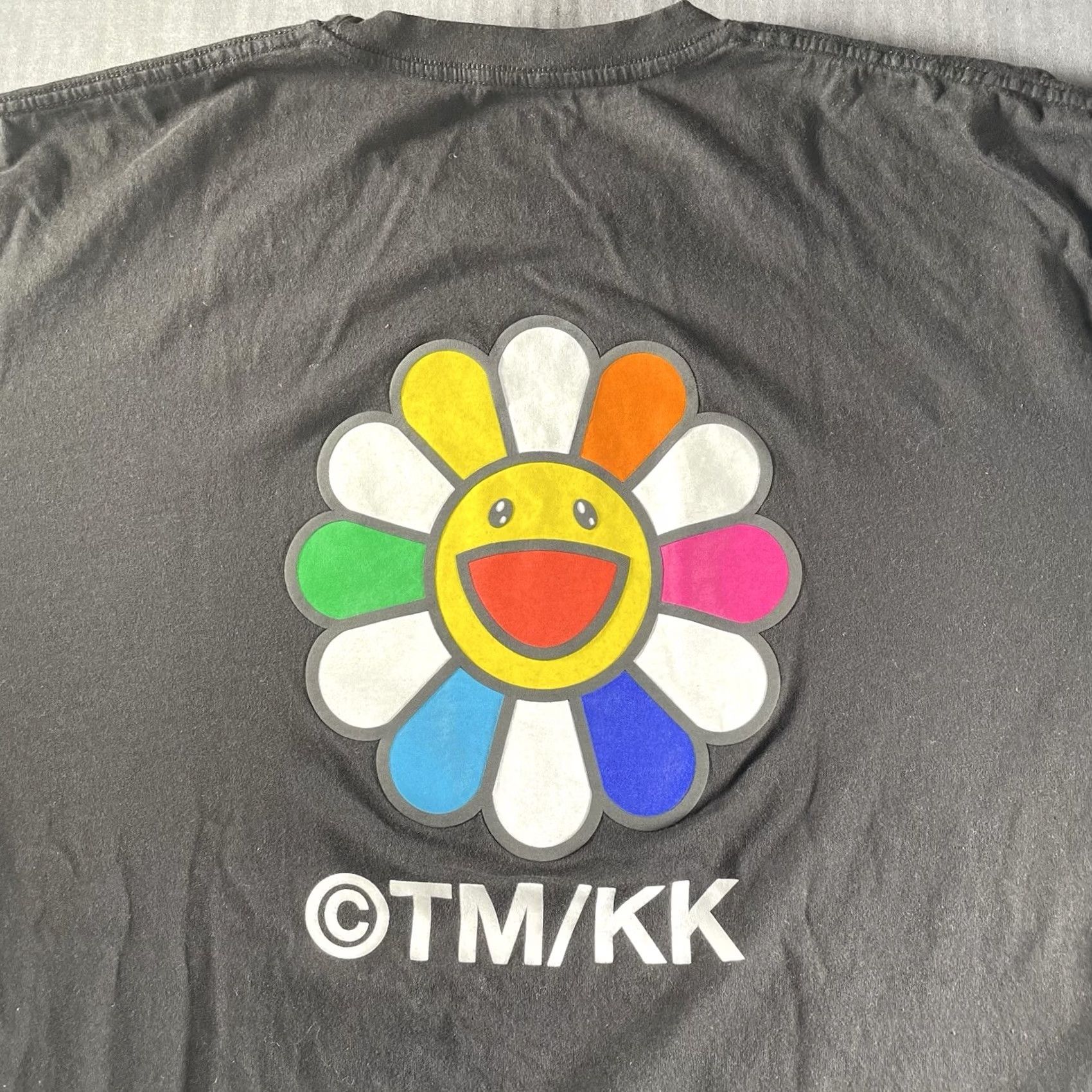 Vintage Takashi Murakami Men's T-Shirt Stance Black - Size 2XL Tee Crew Neck Logo Short Sleeve Cotton Blended 100% Size US XXL / EU 58 / 5 - 2 Thumbnail