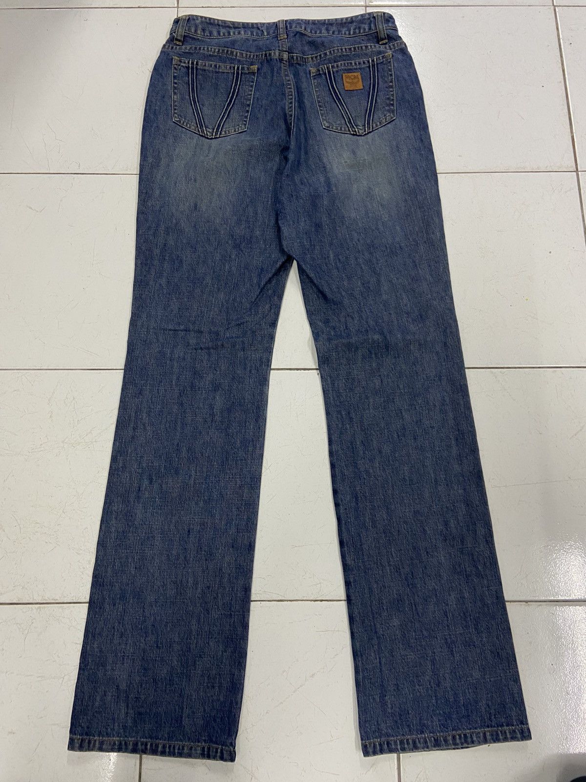 MCM MCM LEGERE STRAIGHT CUT DENIM JEANS Size US 27 - 1 Thumbnail